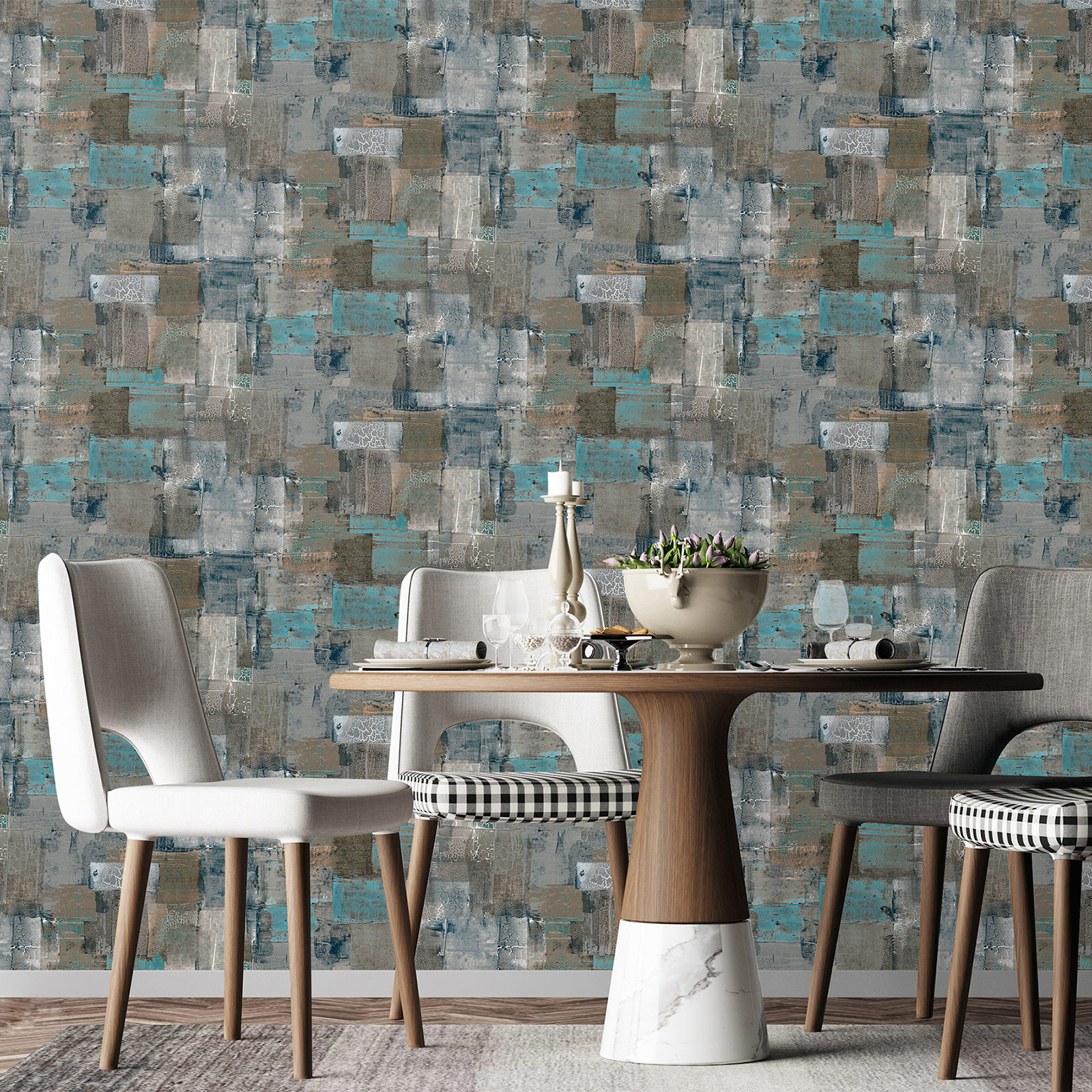 Hohenberger Vliestapete Divino Herkules Aqua 65296