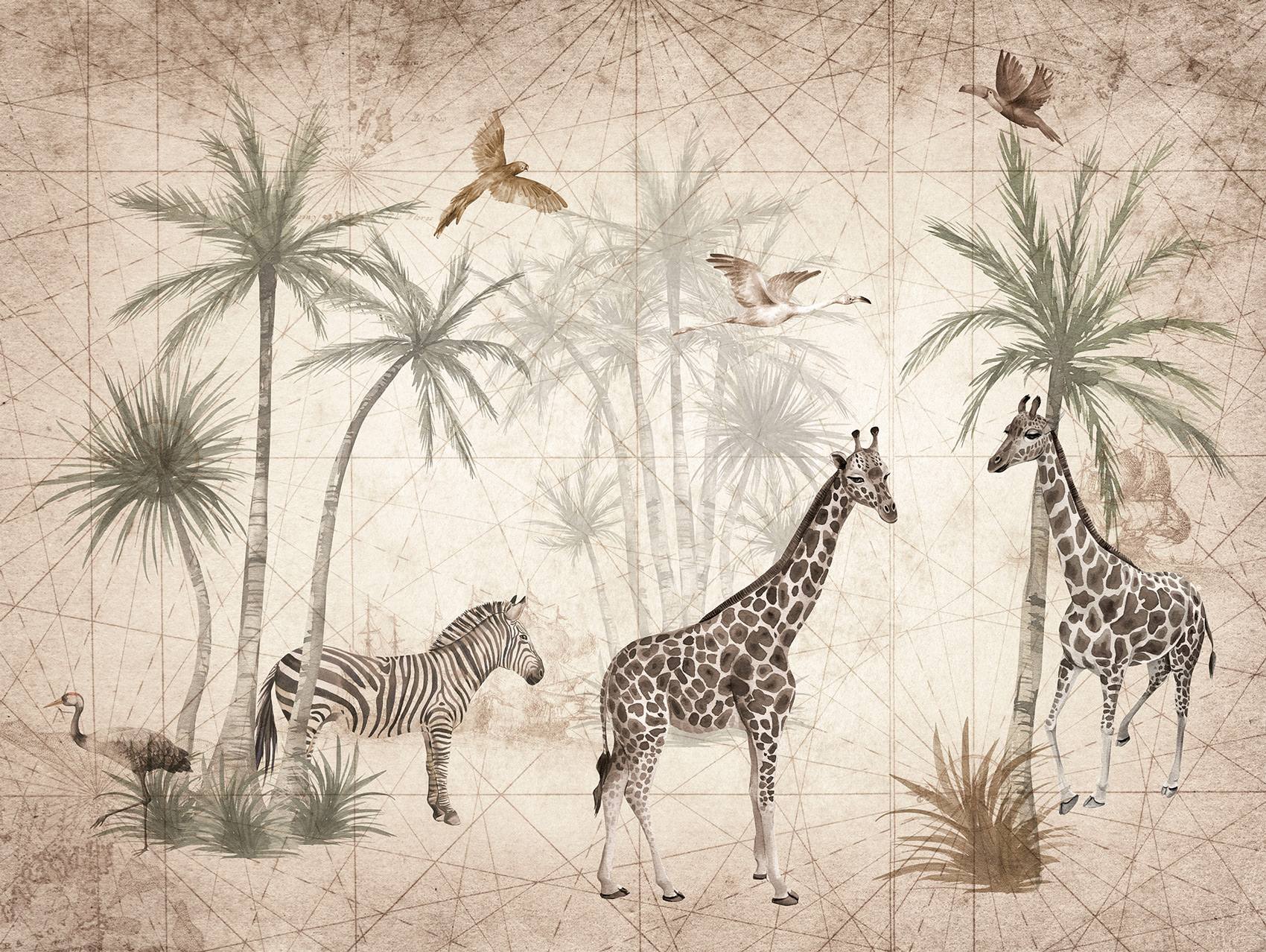 Grandeco Wandbild Mural Young Edition ML1501