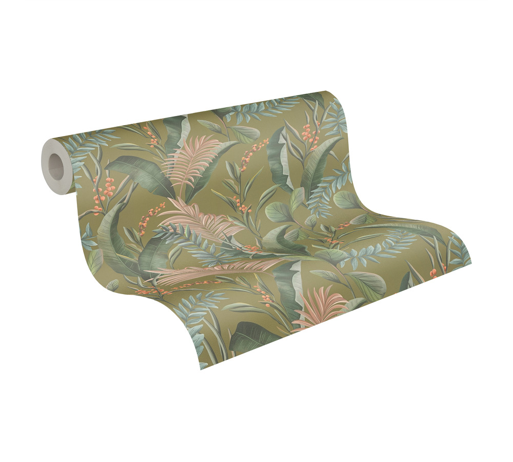 Livingwalls Vliestapete Drawn Into Nature Floral 394363