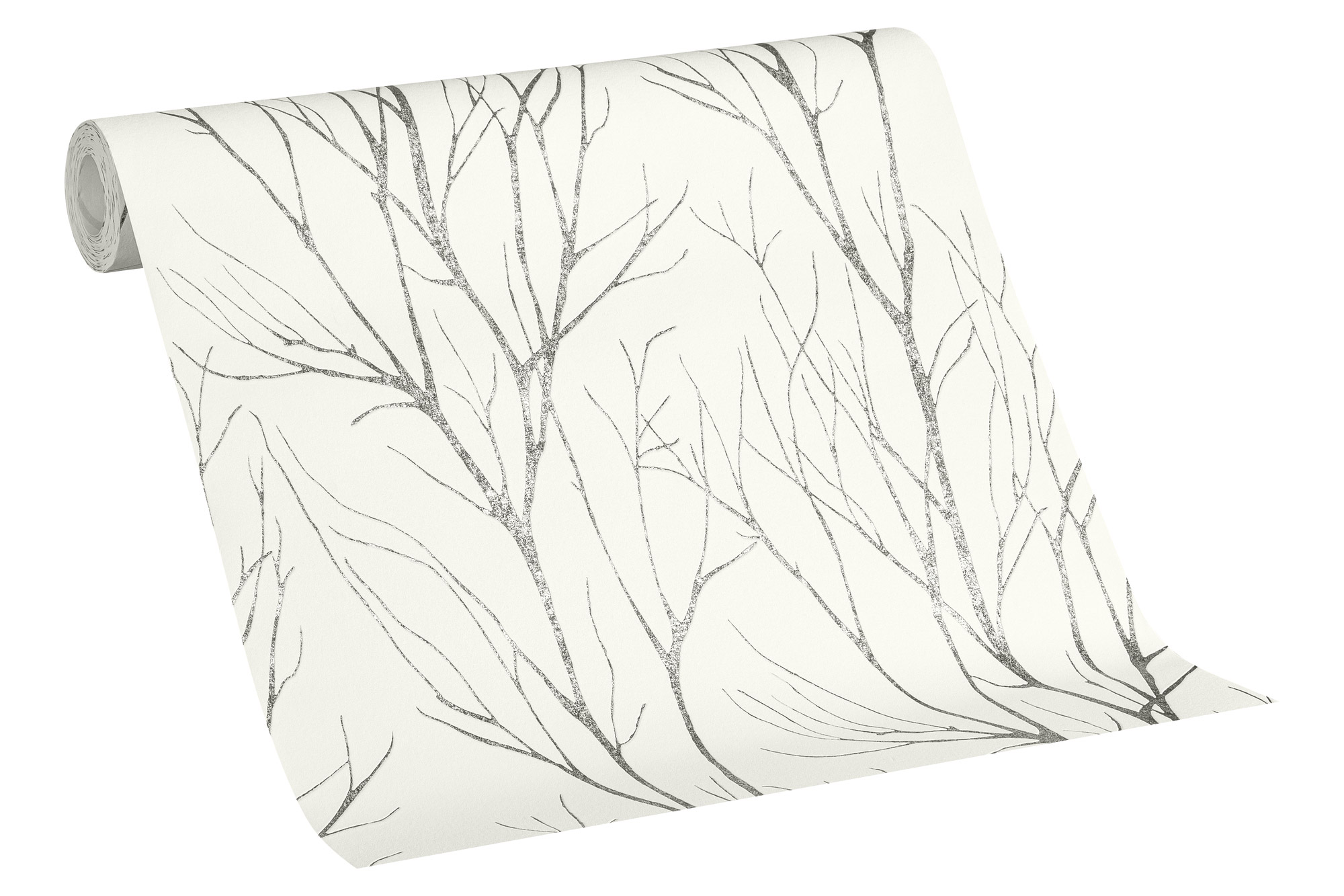 AS Vliestapete Attractive 2 Waldtapete Weiß 372604