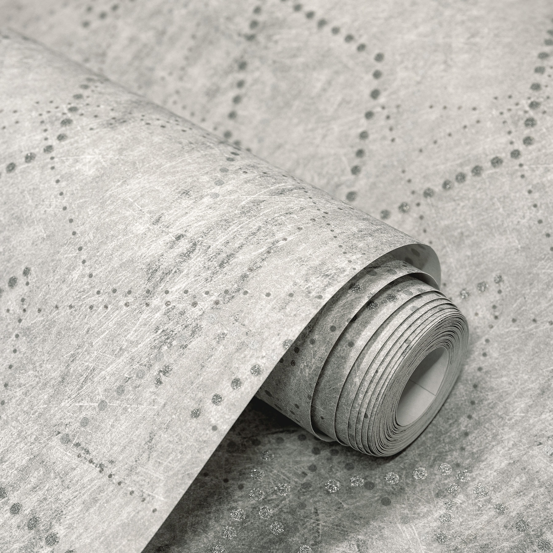 Hohenberger Vliestapete Perle Divino Luna Fossil Grey 81315