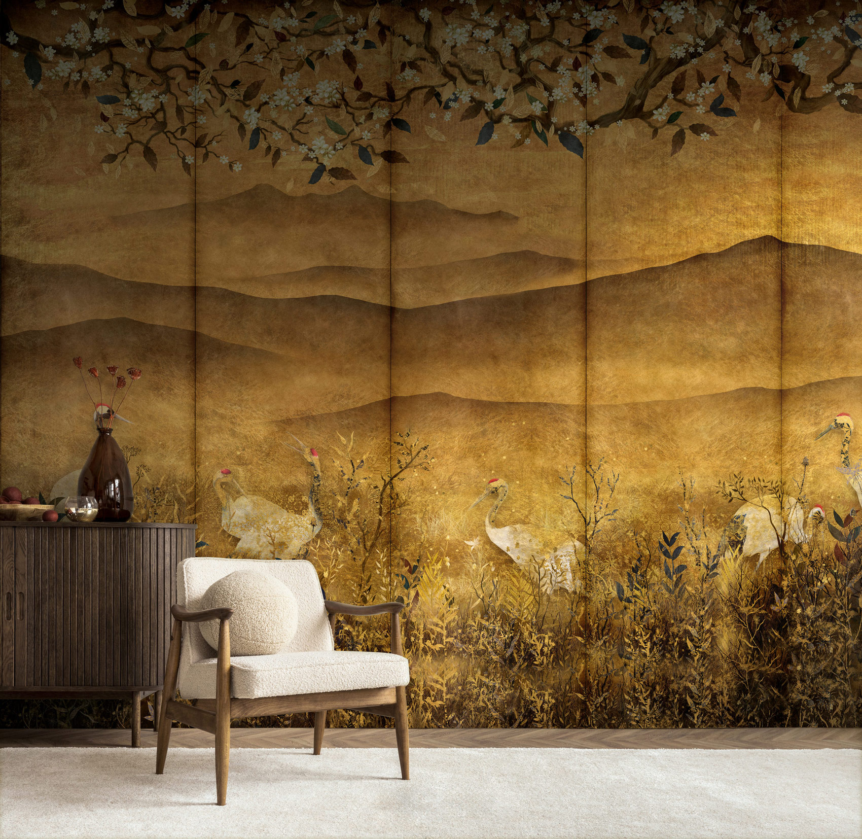 AS Fototapete The Wall 4 Natur Braun 396151