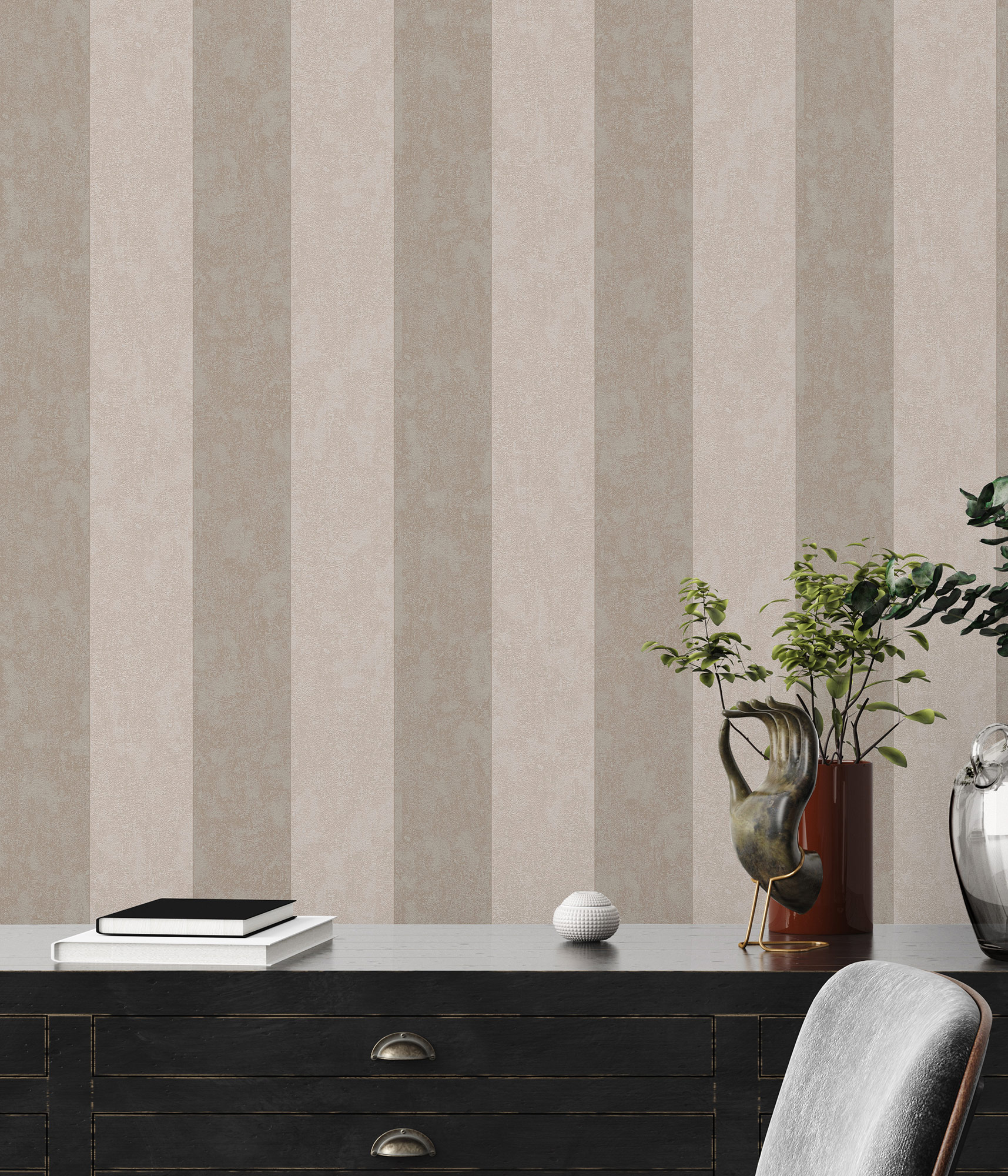 Thomas Vliestapete Blockstreifen braun TLT036 358927