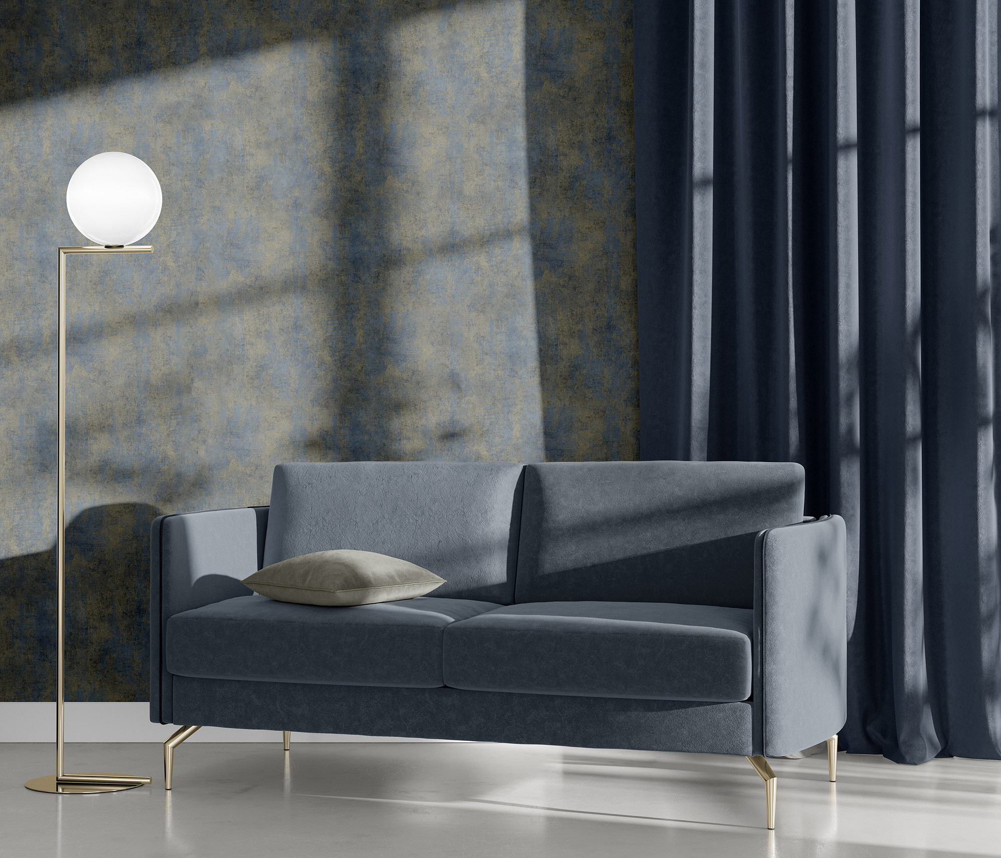 Erismann Vliestapete Elle 4 blau 1043808