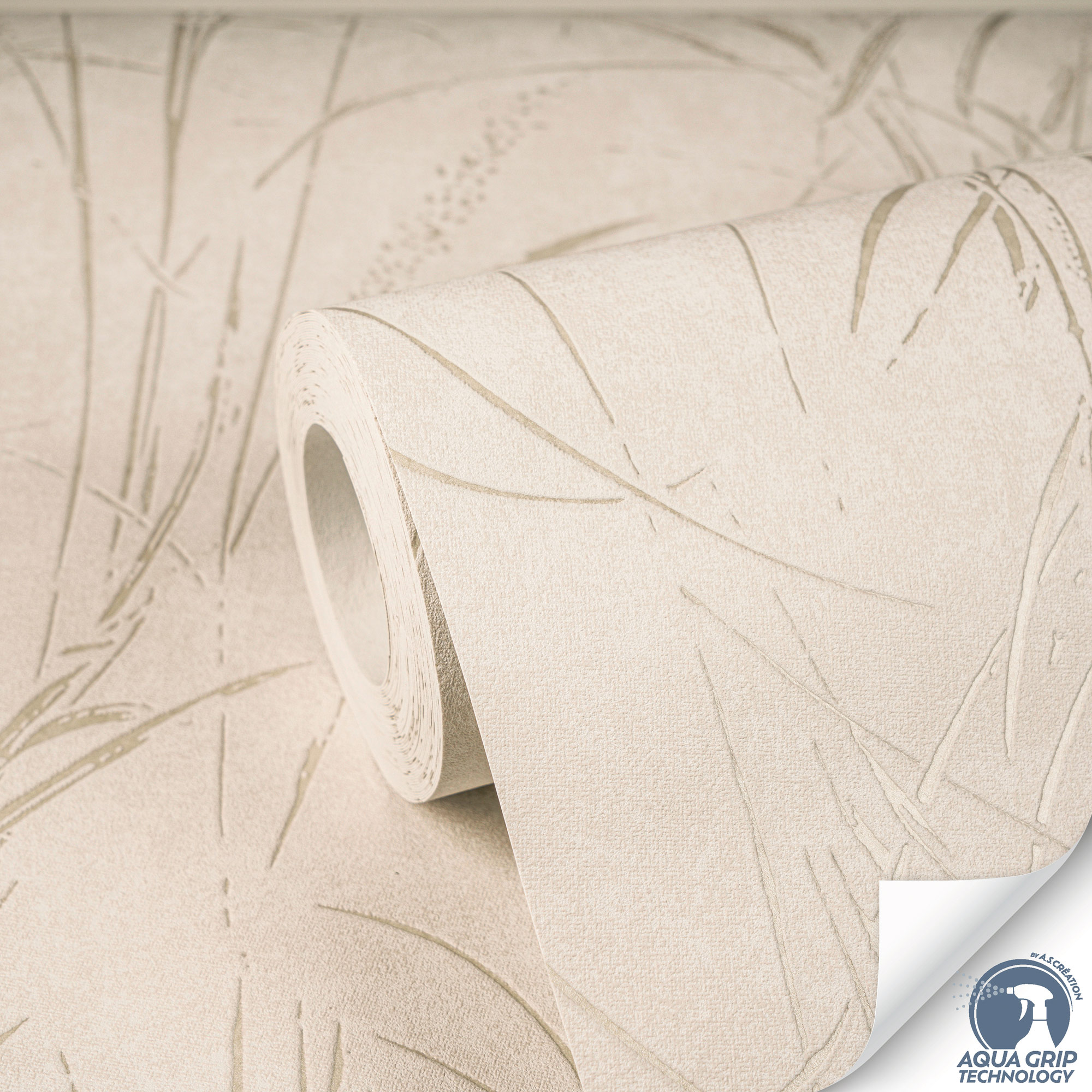 AS Vliestapete Cosiness Designdrop 2 Floral Creme 792821