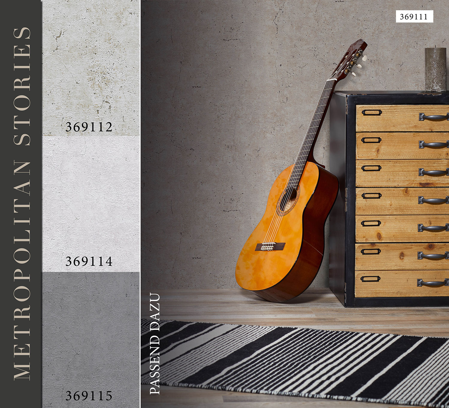 AS Vliestapete Metropolitan Stories Betonoptik 369112