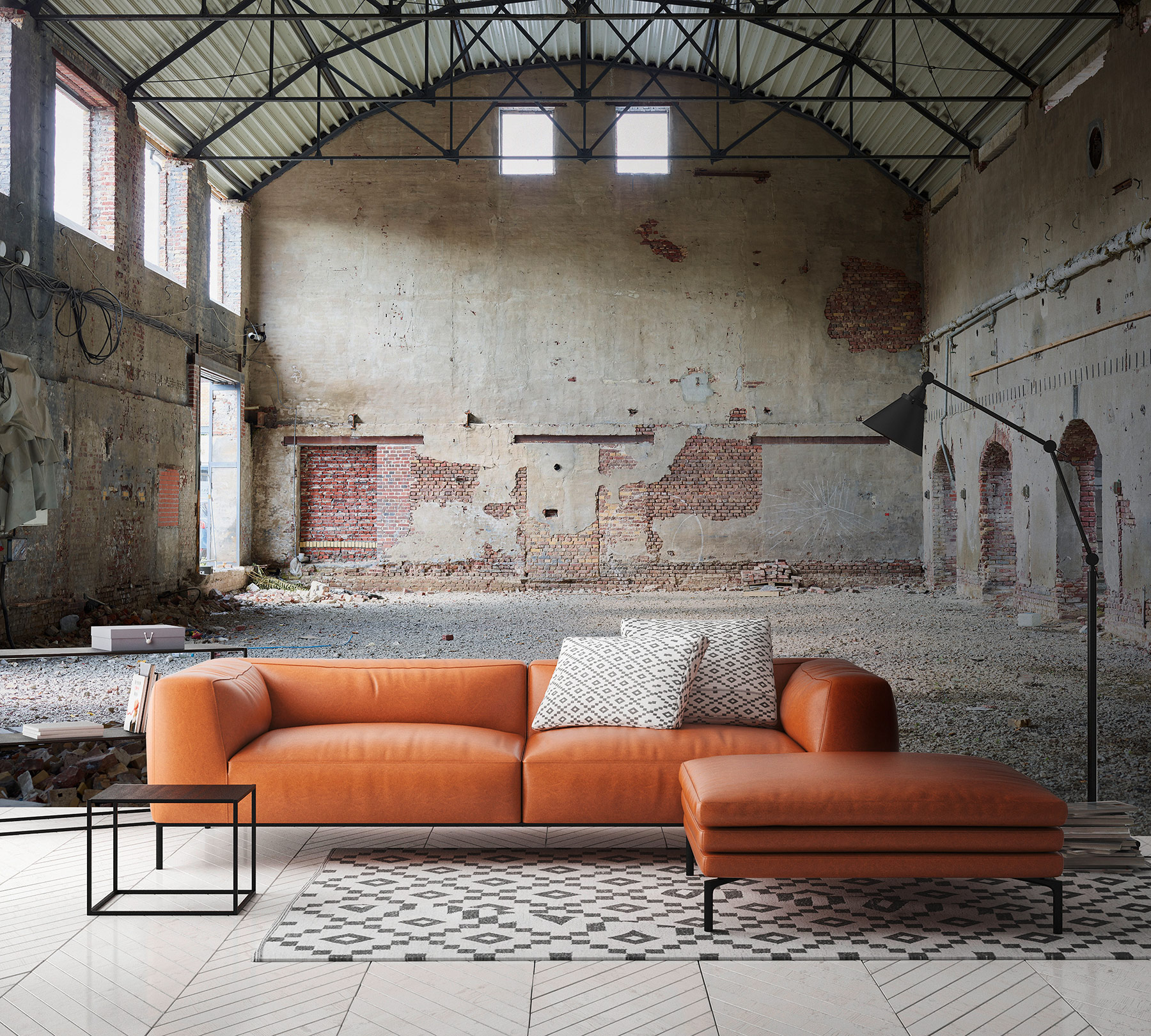 AS Fototapete Designwalls 2 Betonoptik Architektur DD123554