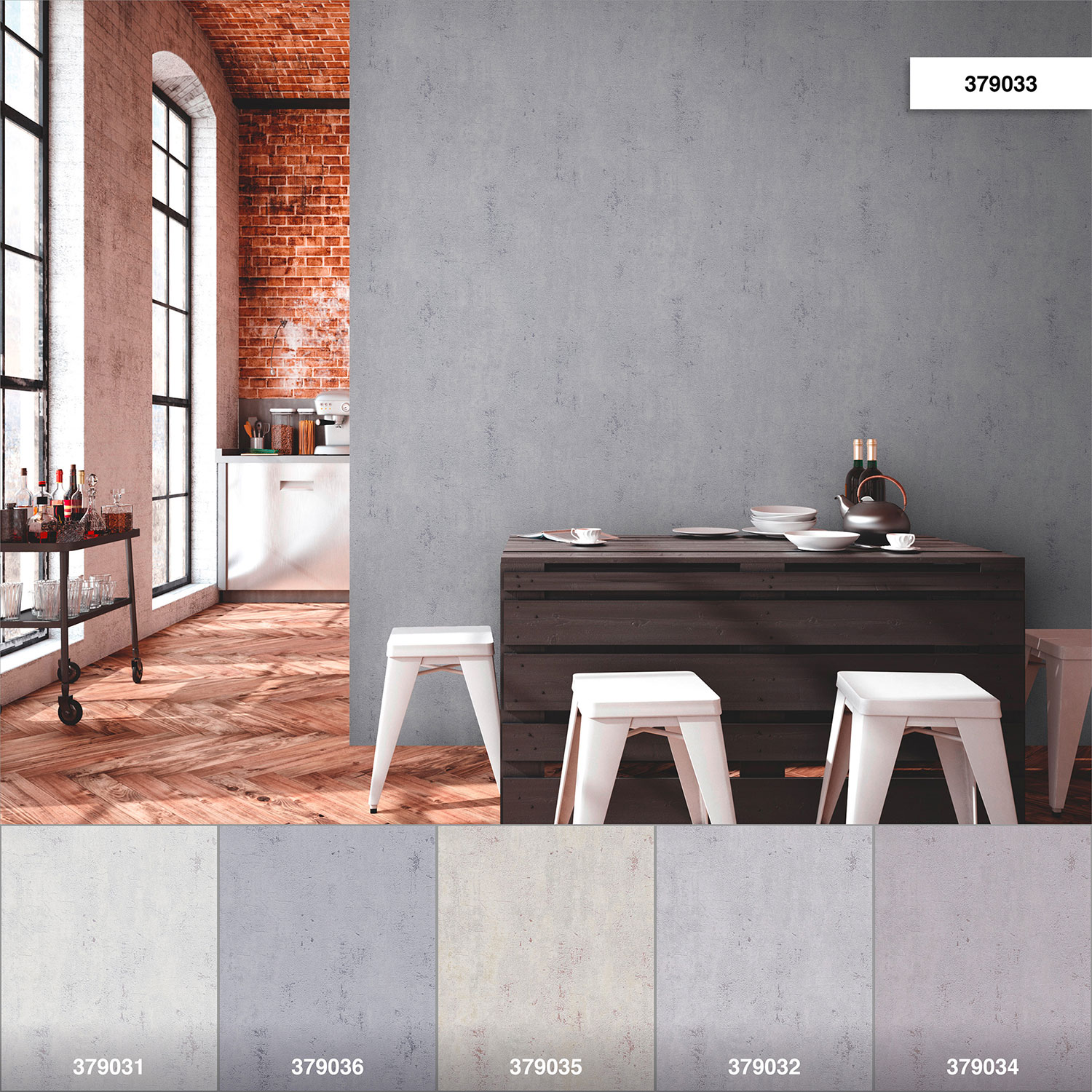 AS Vliestapete Metropolitan Stories 2 Betonoptik 379033