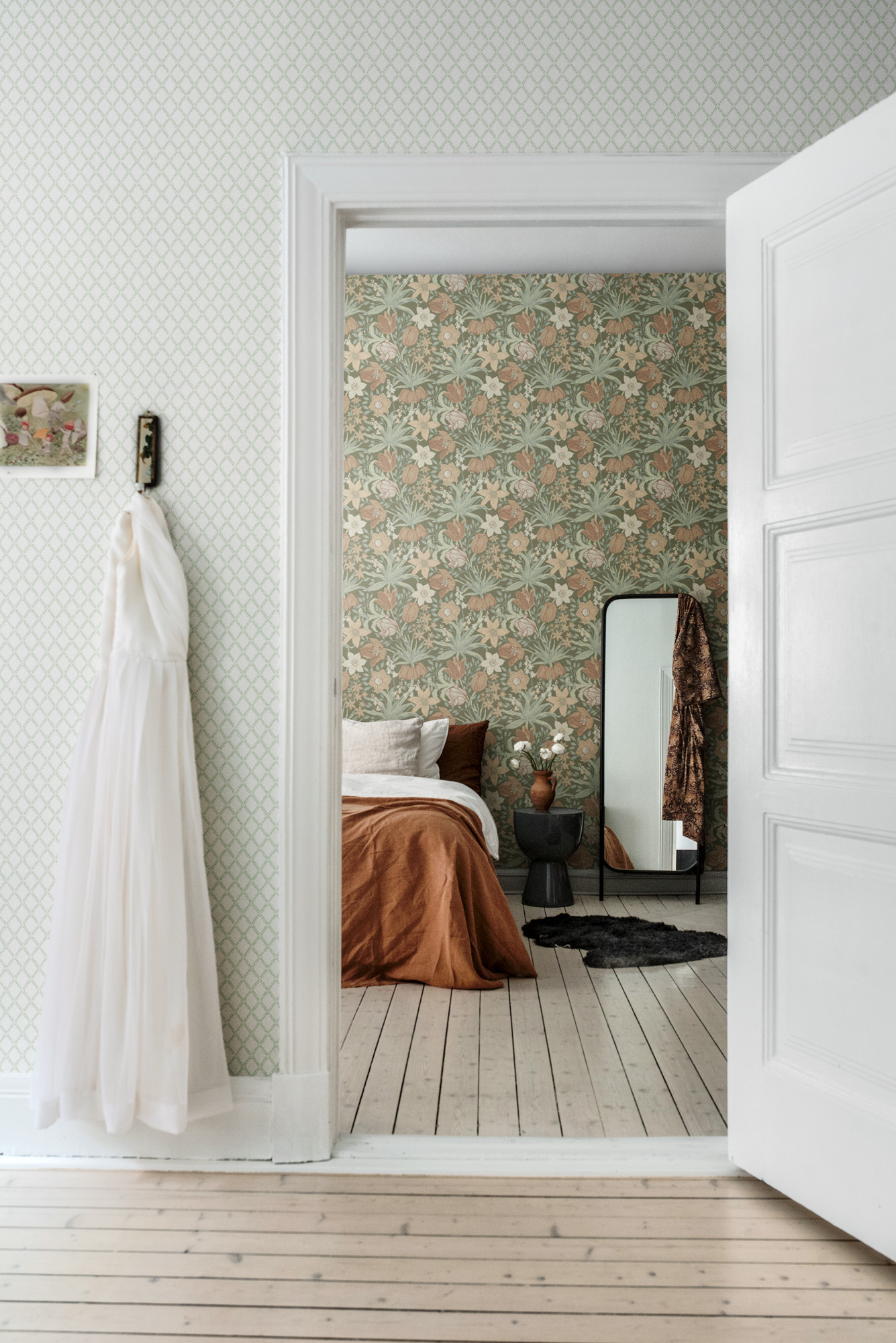 Rasch Textil Vliestapete Fagelsang Blumen 034029