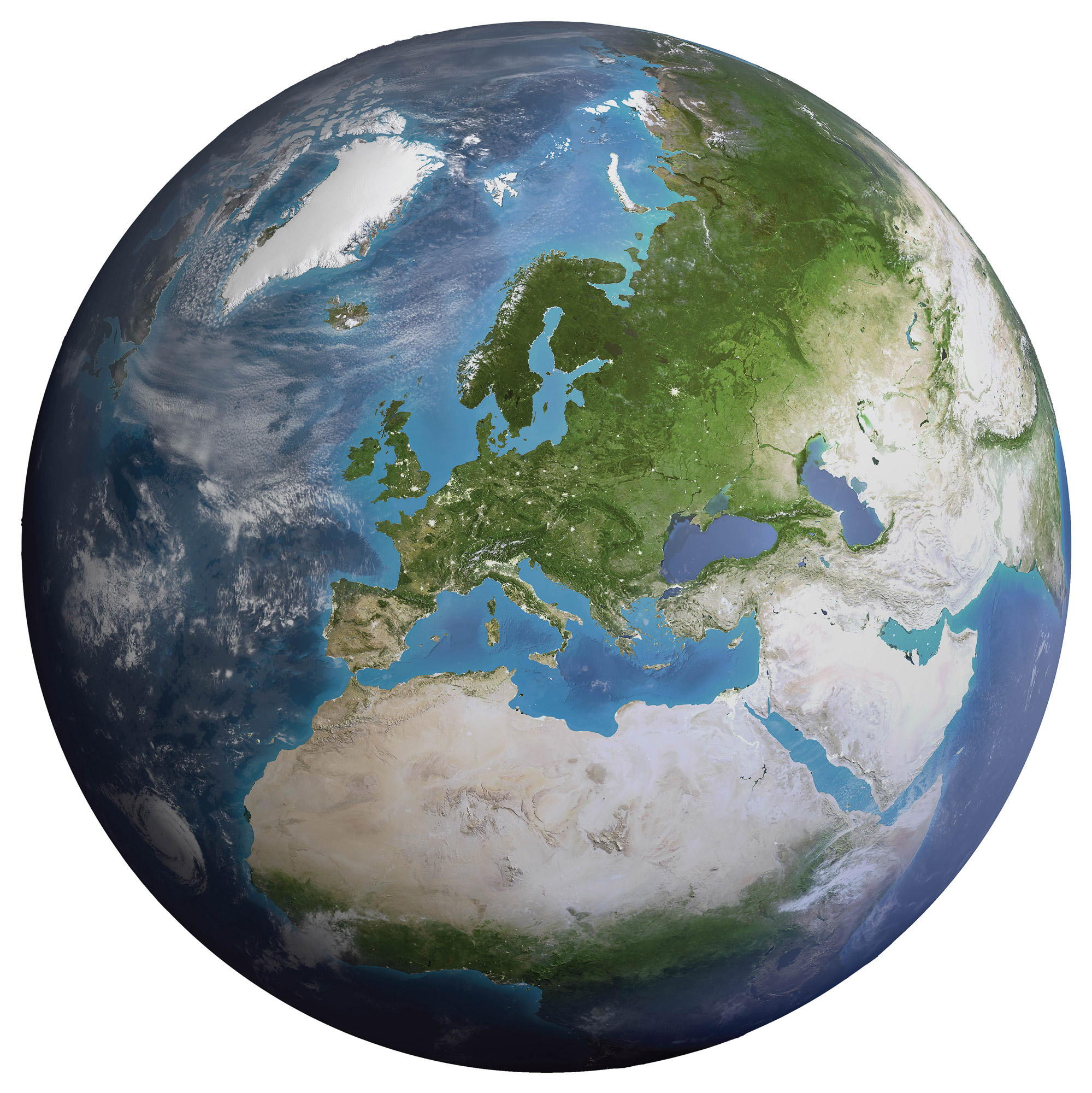 Thomas Fototapete Platin Formen Erde Planet blau