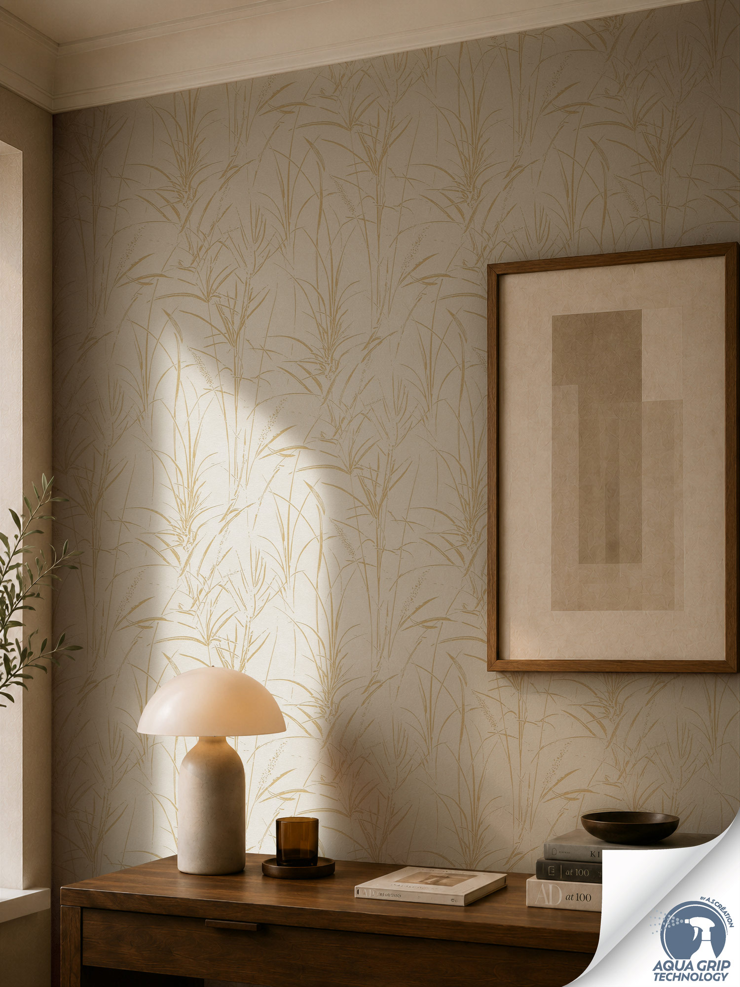 AS Vliestapete Cosiness Designdrop 2 Floral Creme 792823