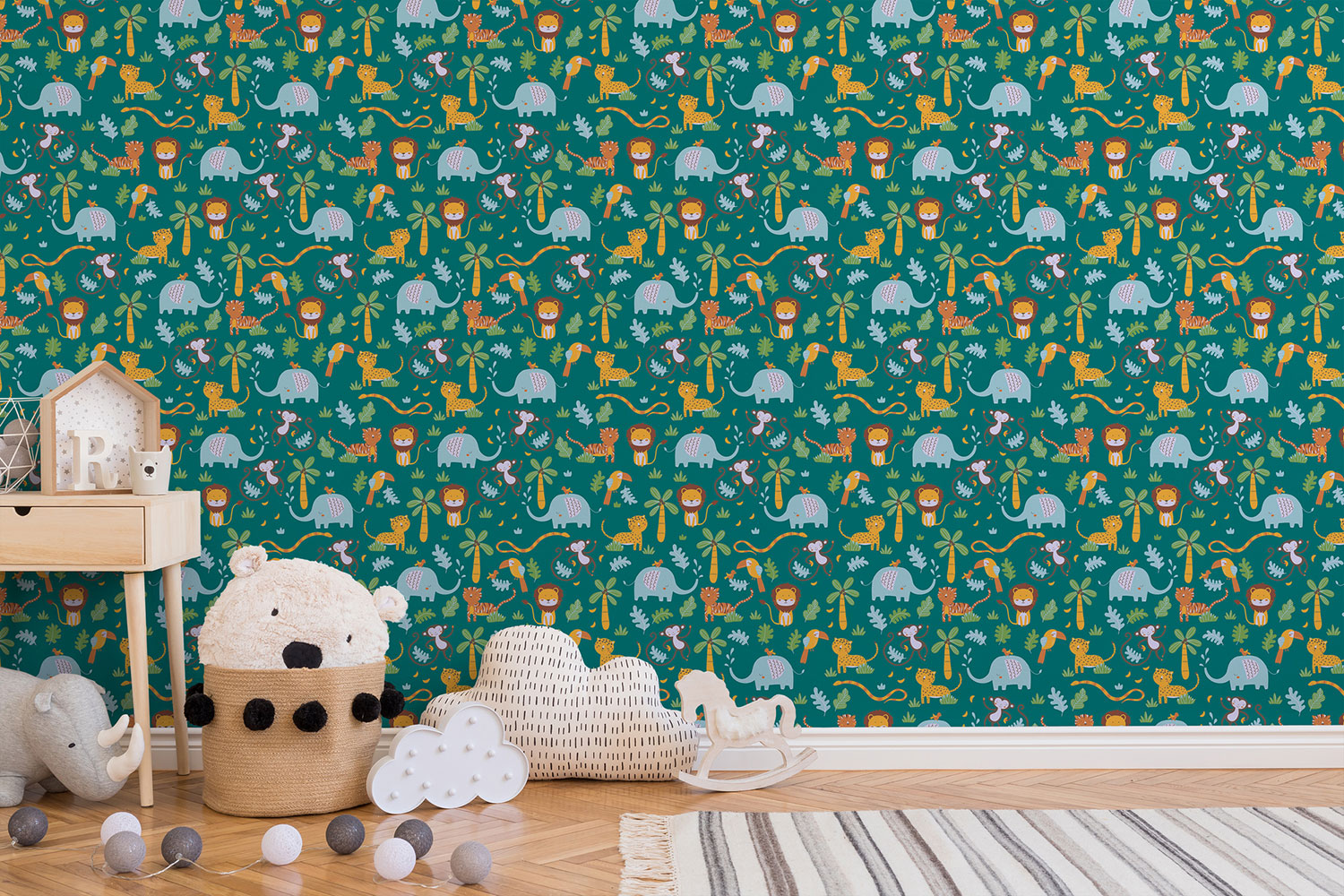 AS Vliestapete Little Love Dschungeltapete Tiere 381151