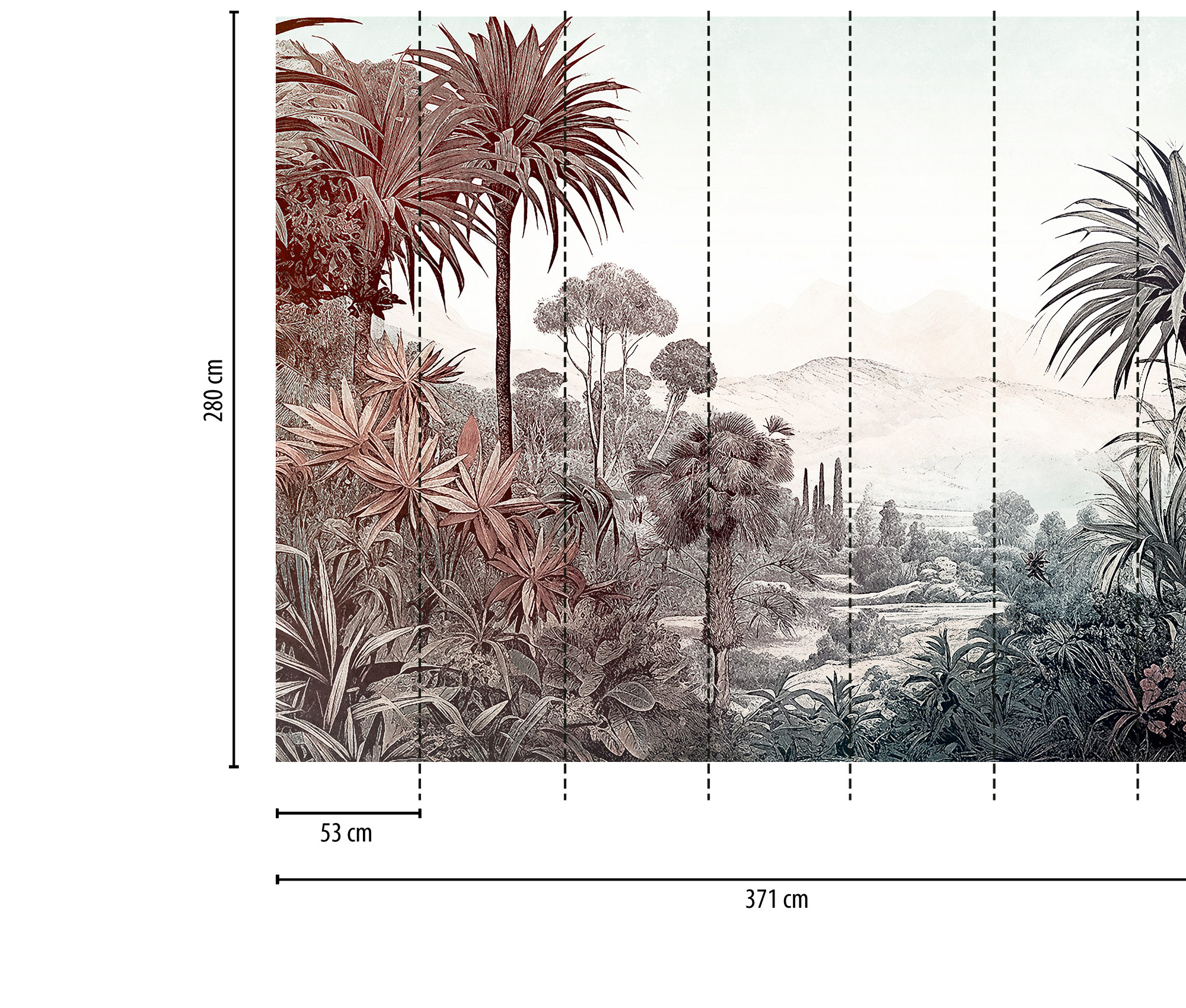 Livingwalls Vliestapete The Wall 3 Dschungel 399031