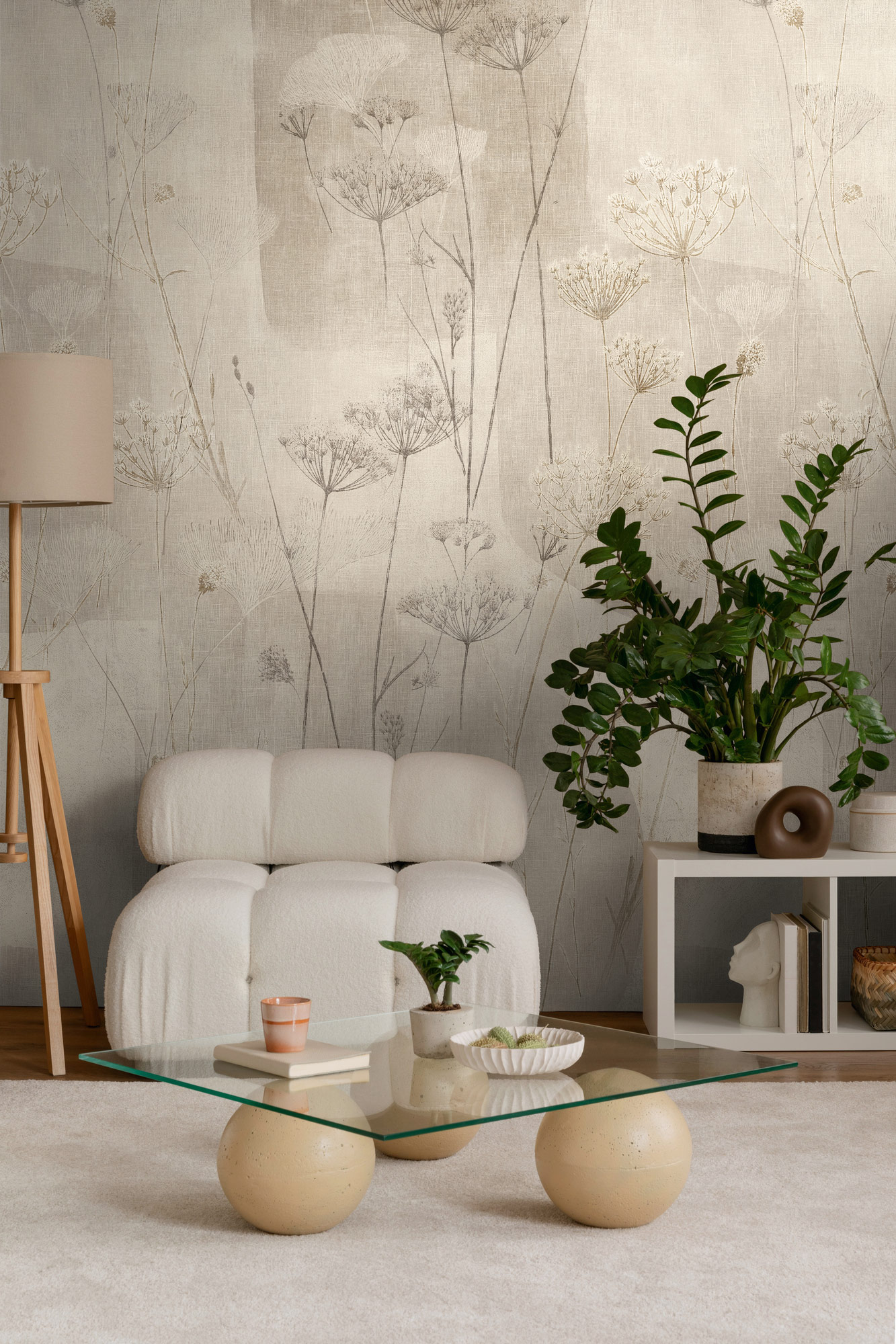 AS Fototapete The Wall 4 Grafik Beige 792264