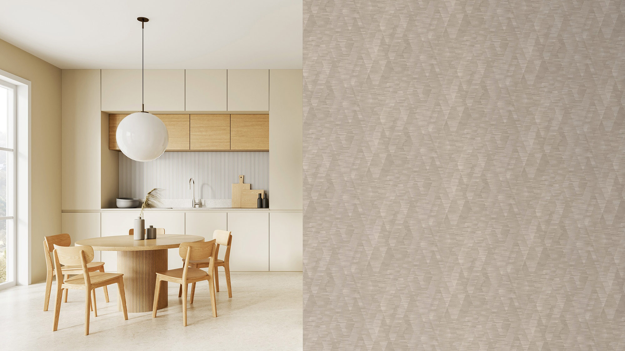Rasch Vliestapete Liverna Braun-taupe 417234