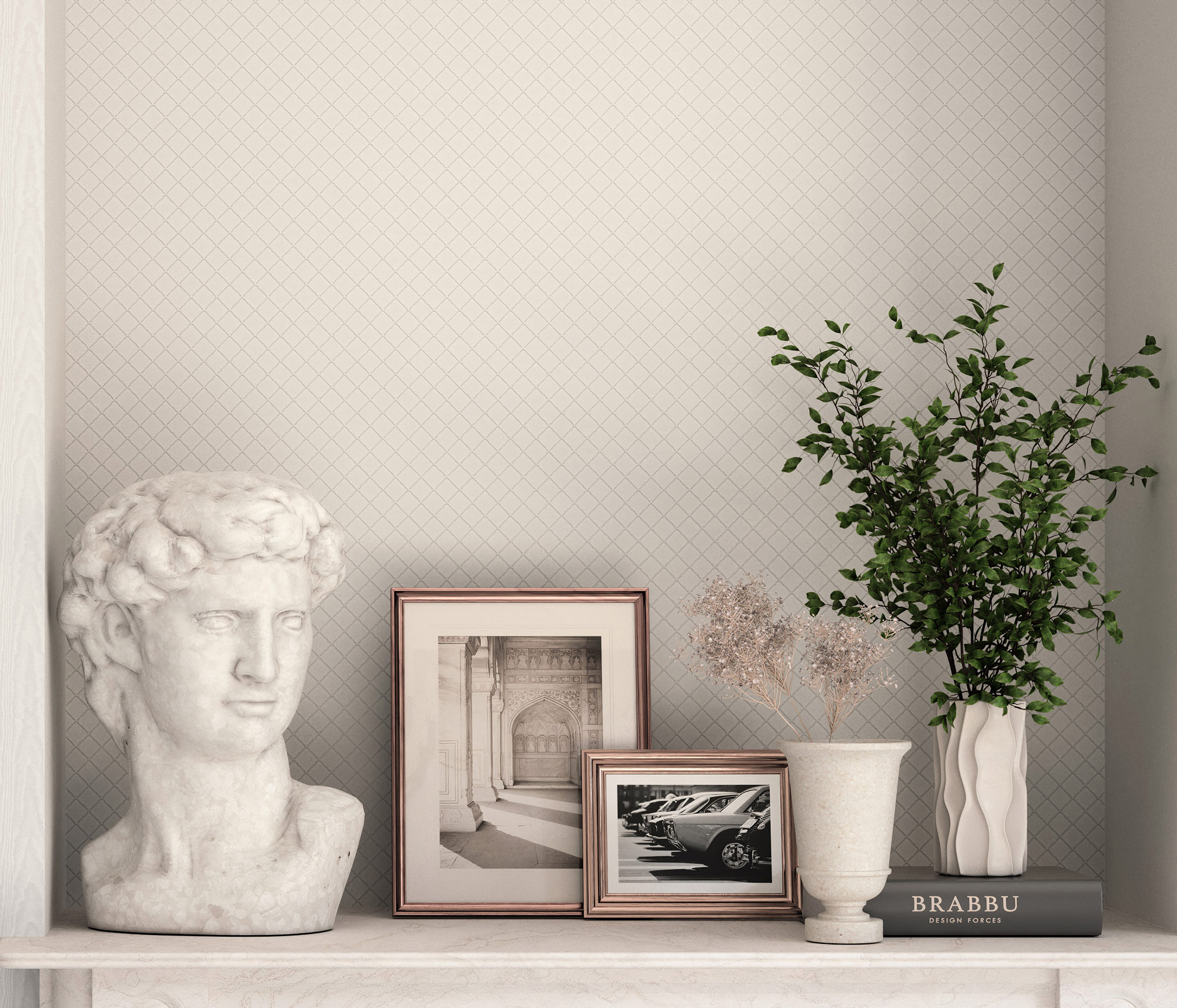 Erismann Vliestapete Versailles grau 1028931