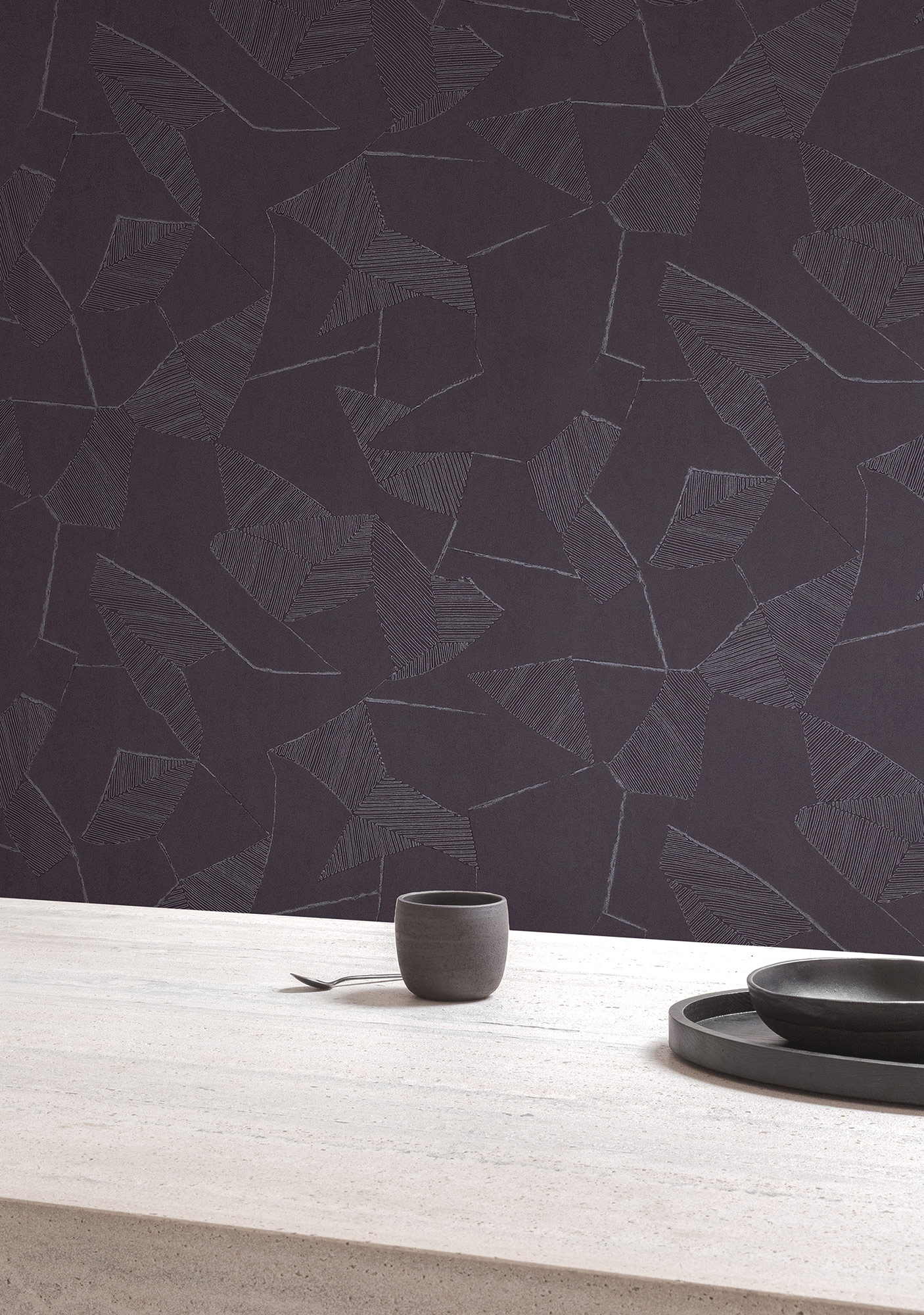 Masureel Vliestapete Erosion Magma Caviar ERO201