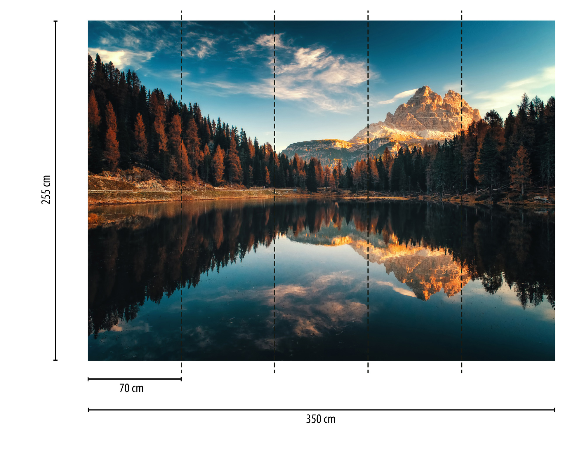 AS Fototapete Designwalls 2 Berge See DD123684