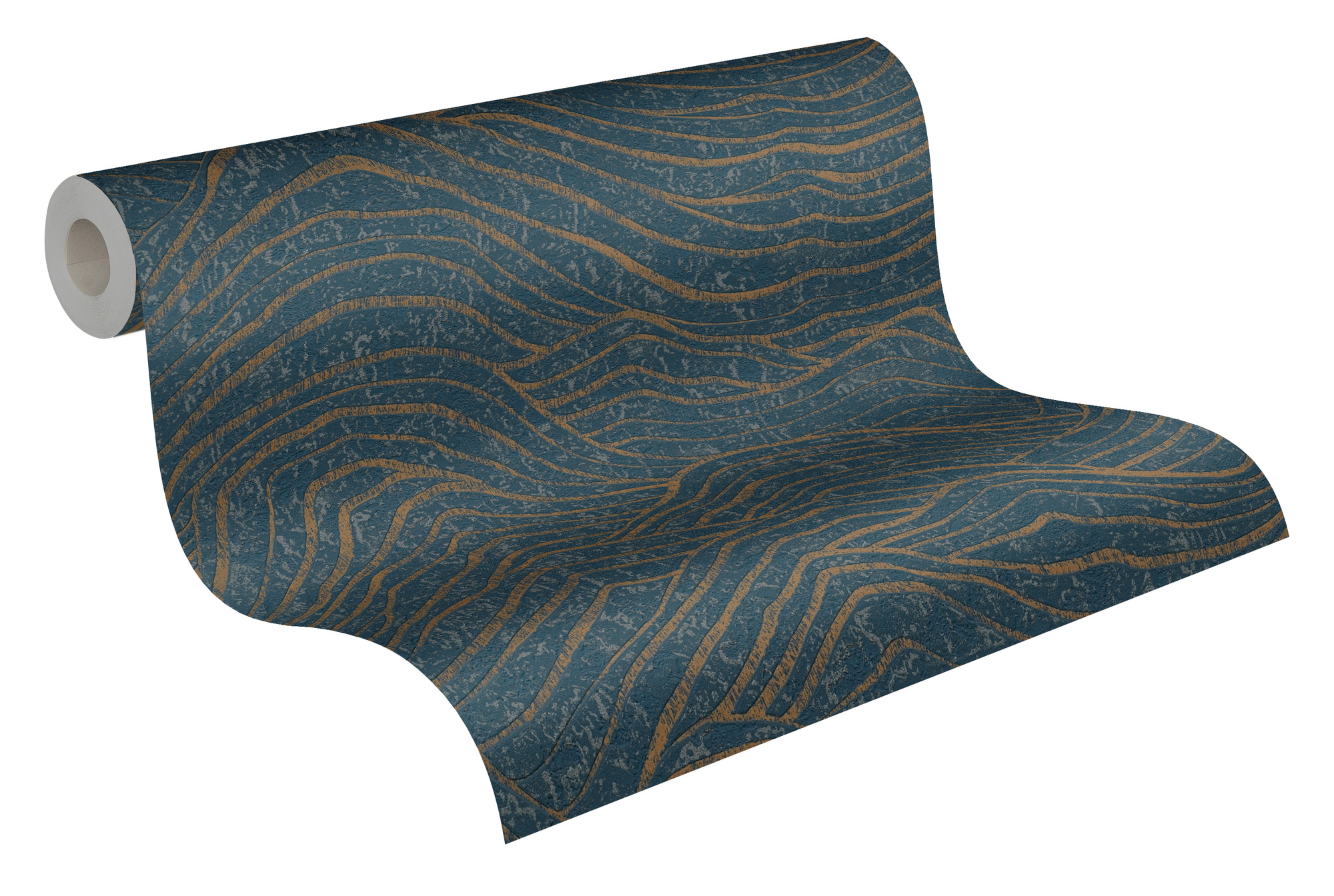 AS Vliestapete Jade 2 Dunkelblau 3D tapete 395074