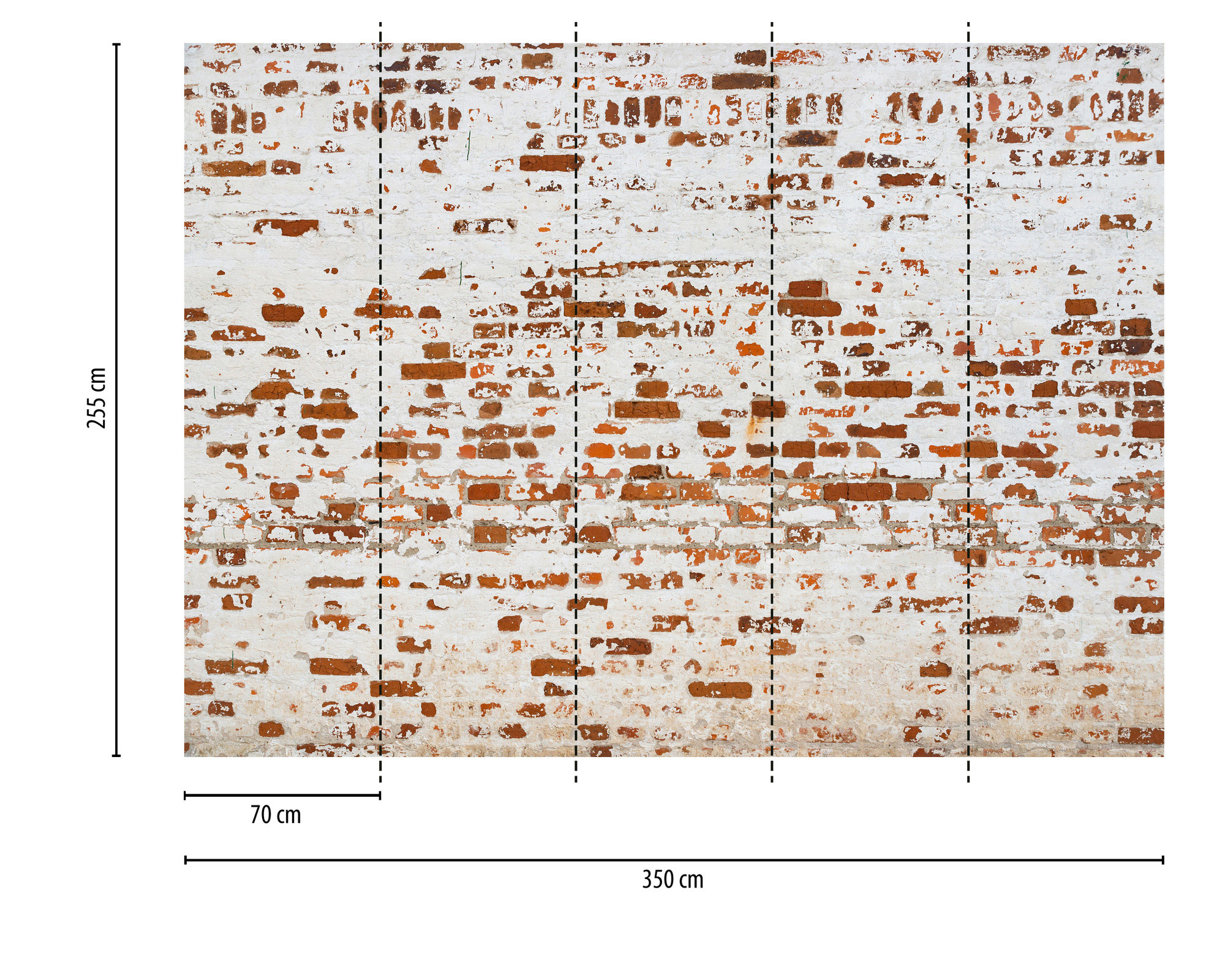 AS Fototapete Designwalls 2 Backstein Stein DD123650