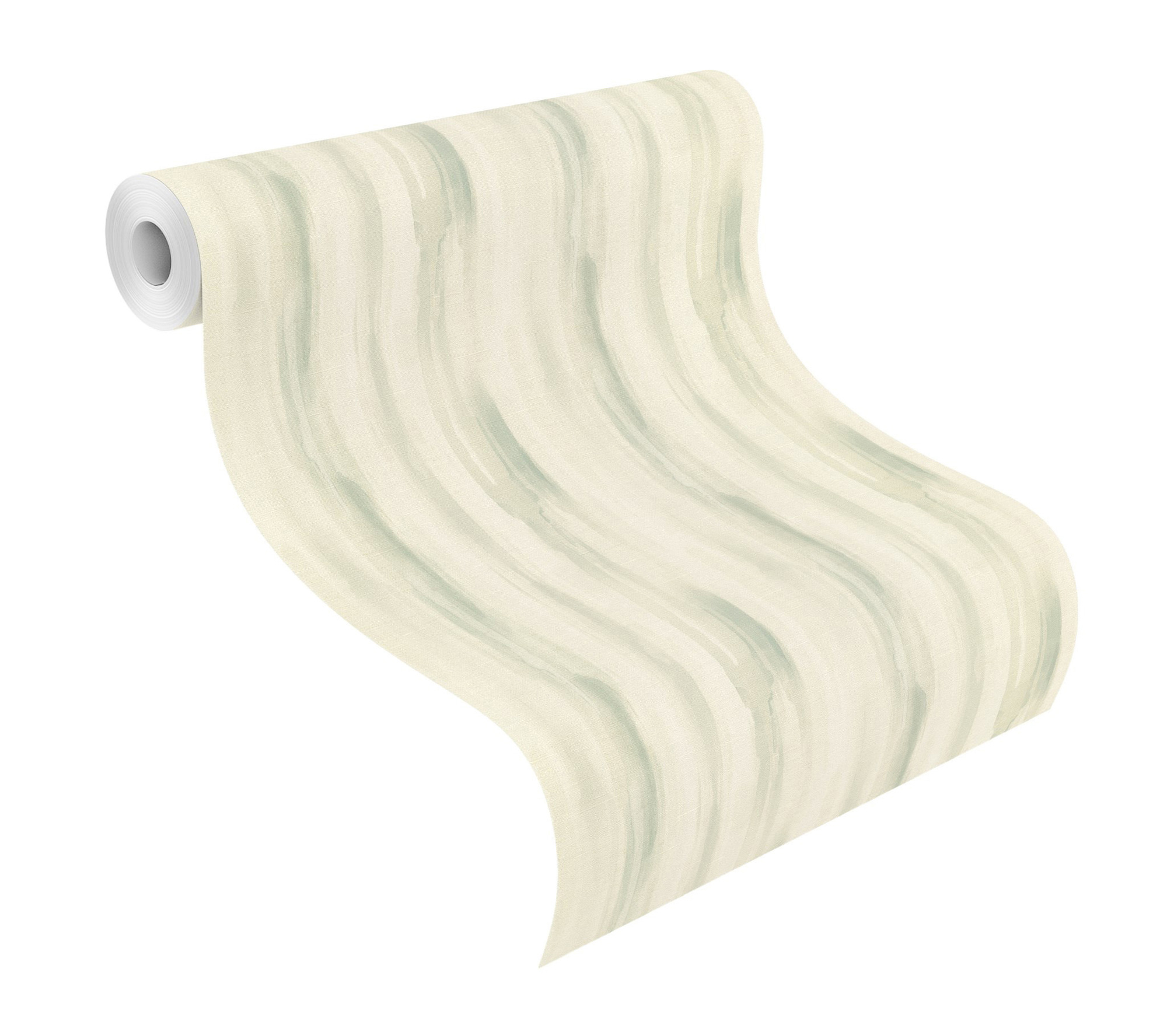 Rasch Vliestapete Peonies Grün Streifen 509335