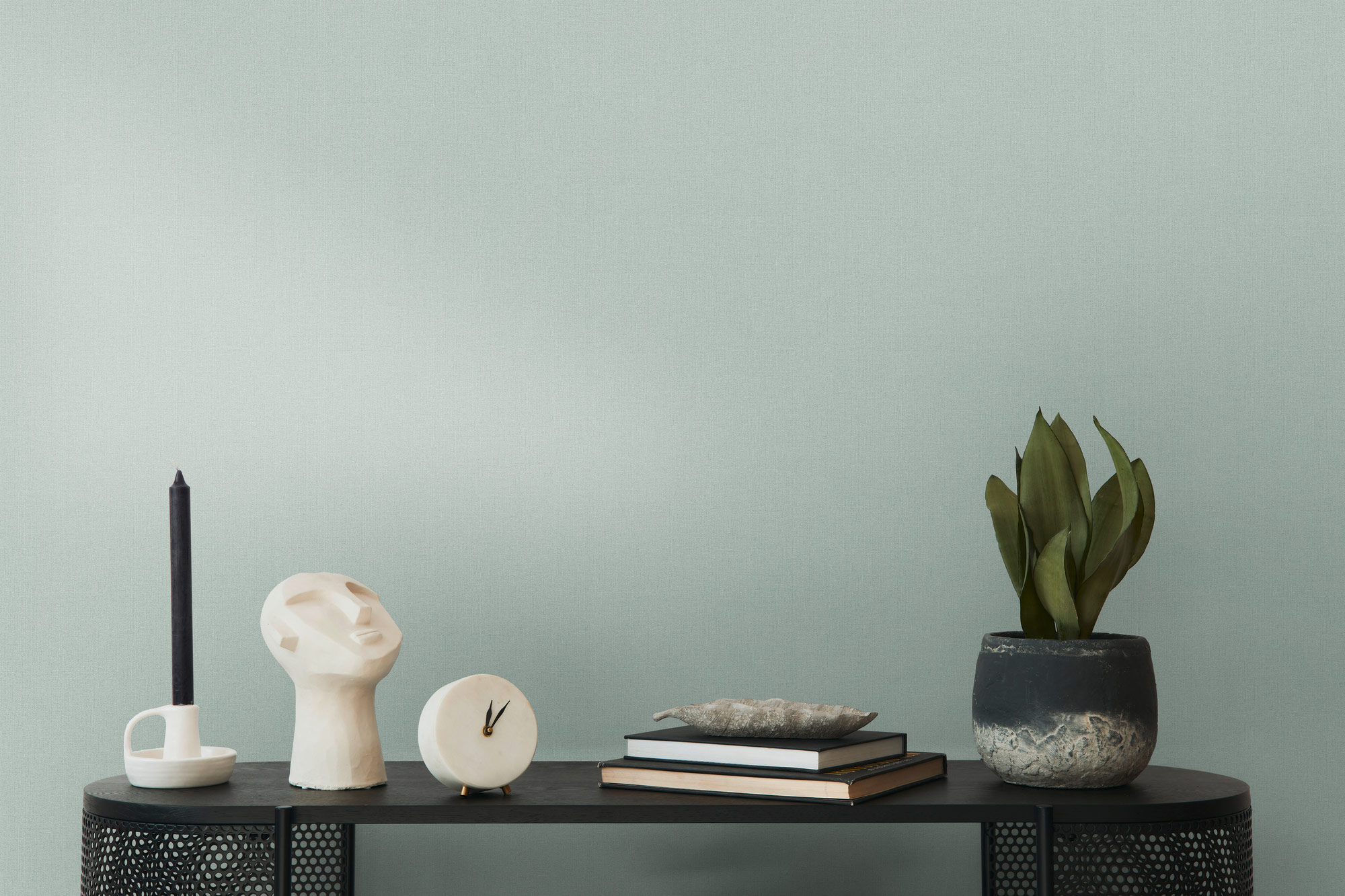 AS Vliestapete Pure Elegance Einfarbig Grün 363797