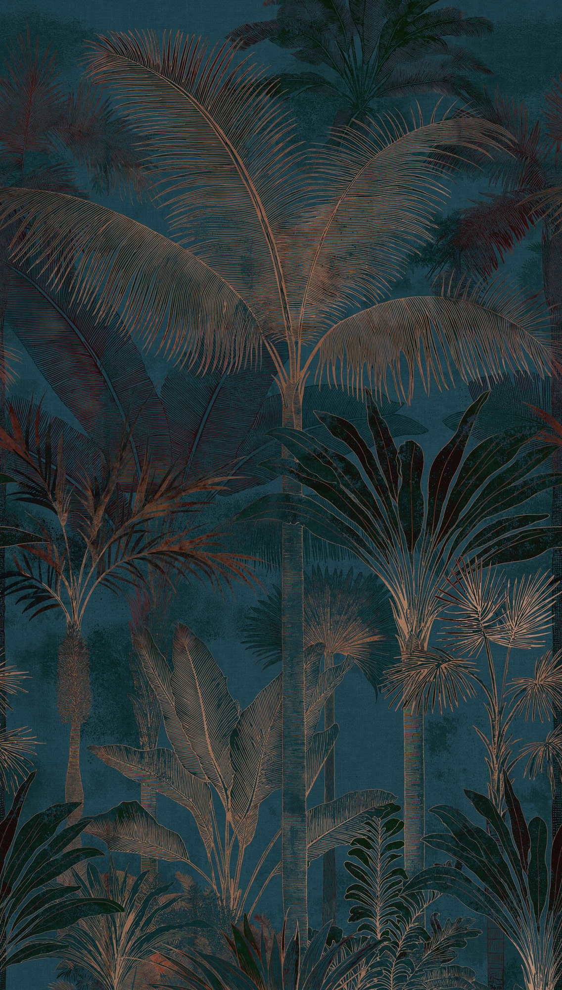 AS Fototapete C2 Dschungeltapete Blau 761906