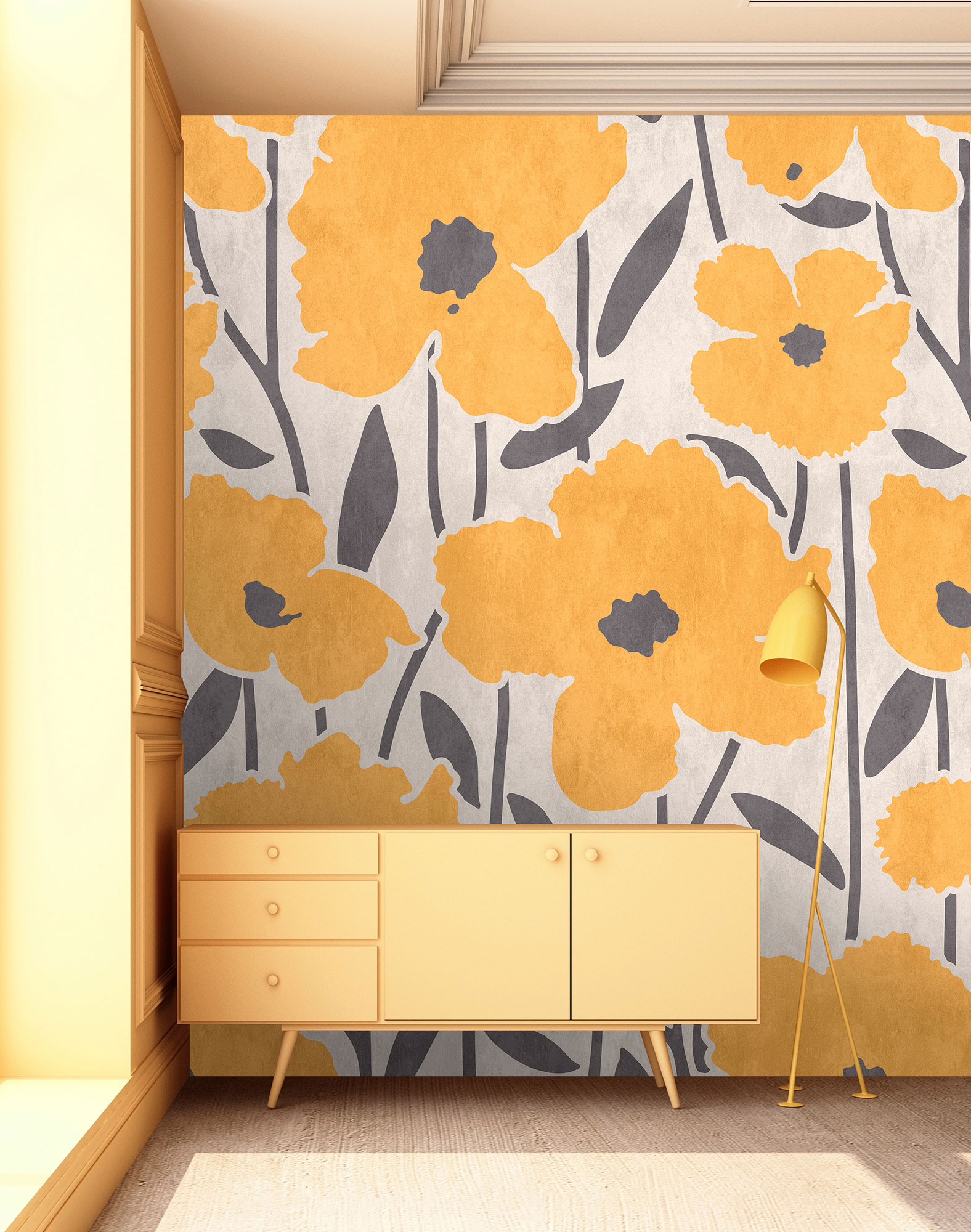 AS Fototapete Walls by Patel 3 Blumen DD122552