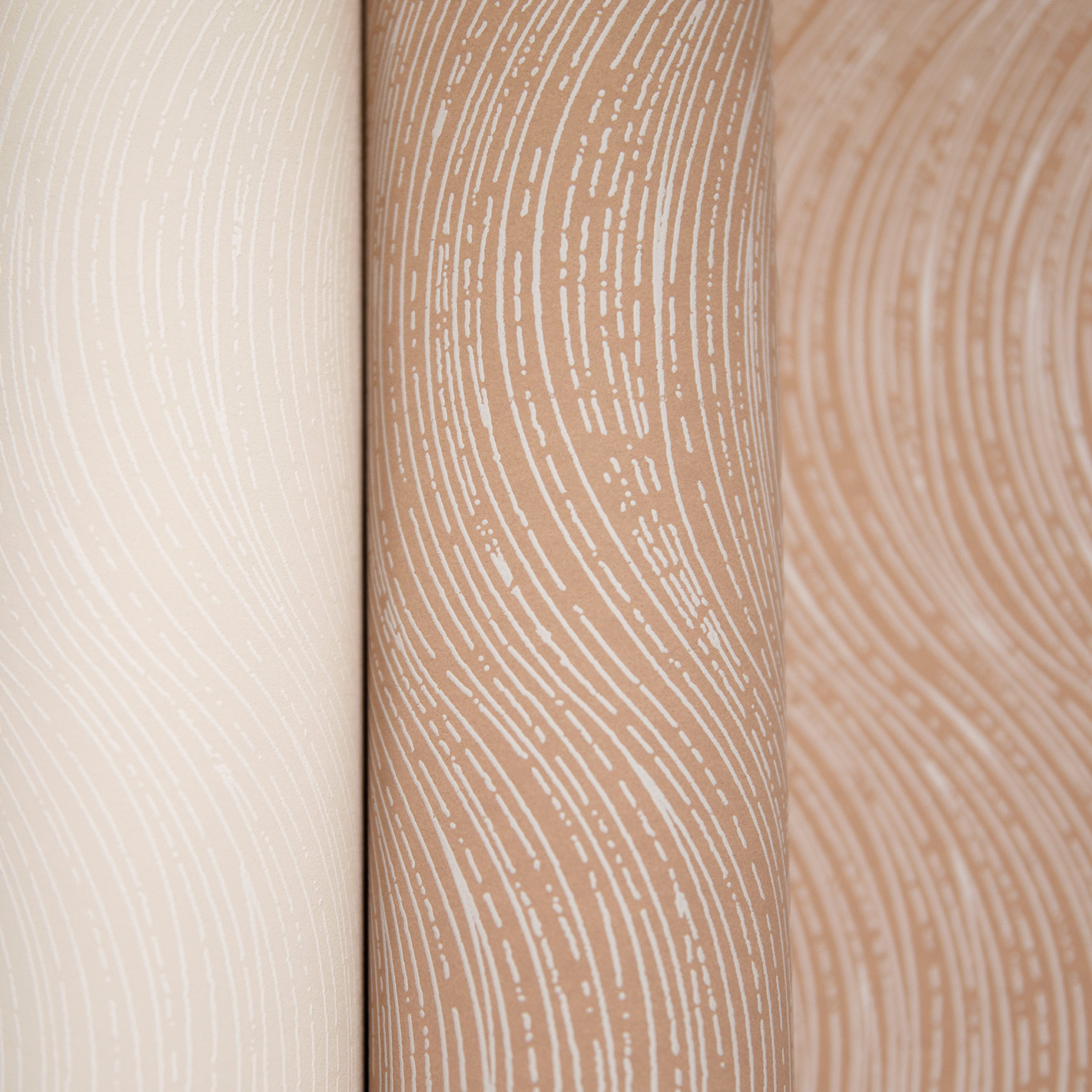 Hohenberger Vliestapete Chalk Ripple Nude 65520