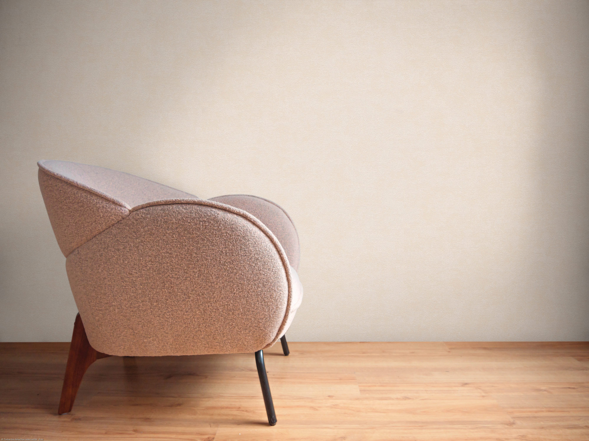 AS Vliestapete French Affair Einfarbig Creme 393416