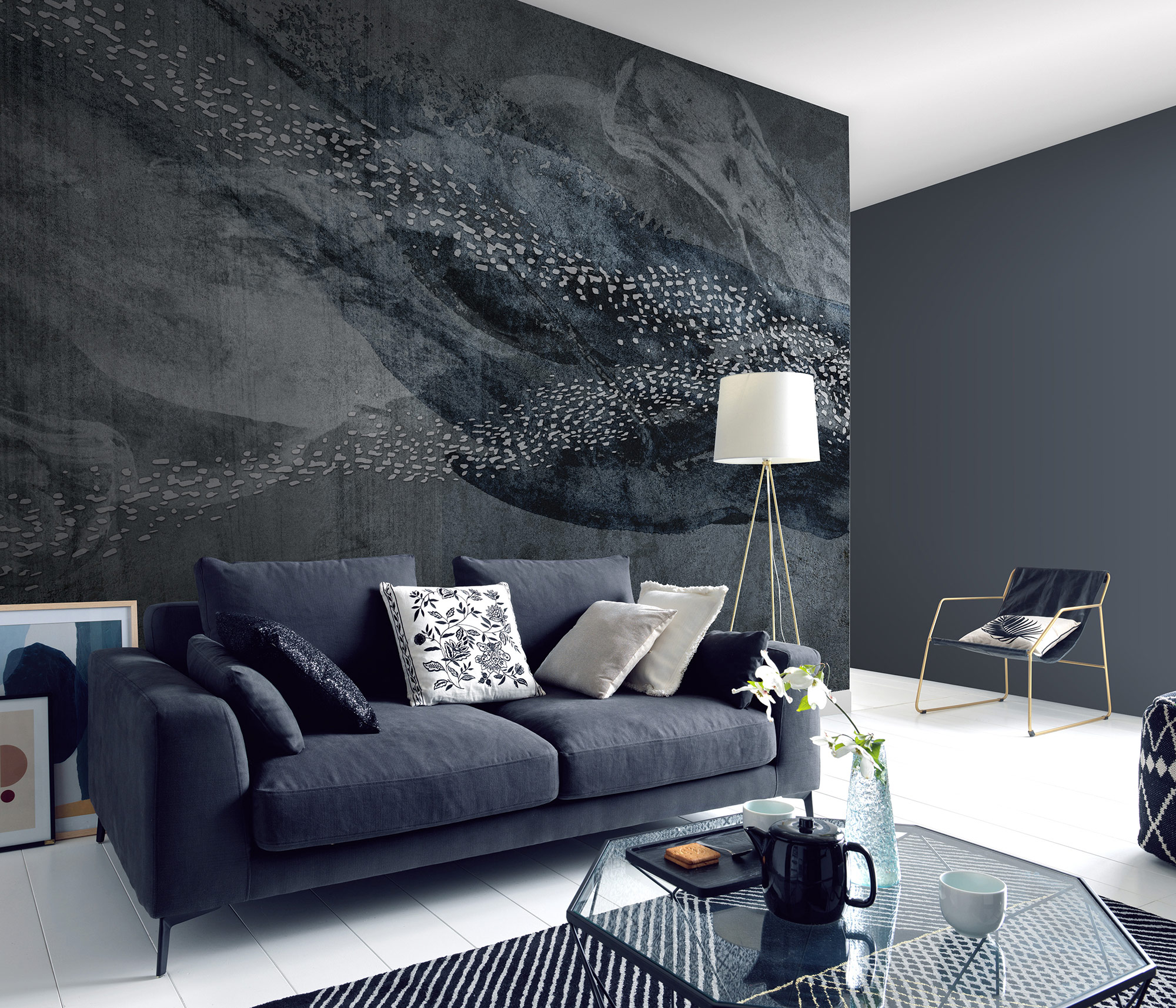 Erismann Fototapete GMK Art Edition Deep Sea silber 223720