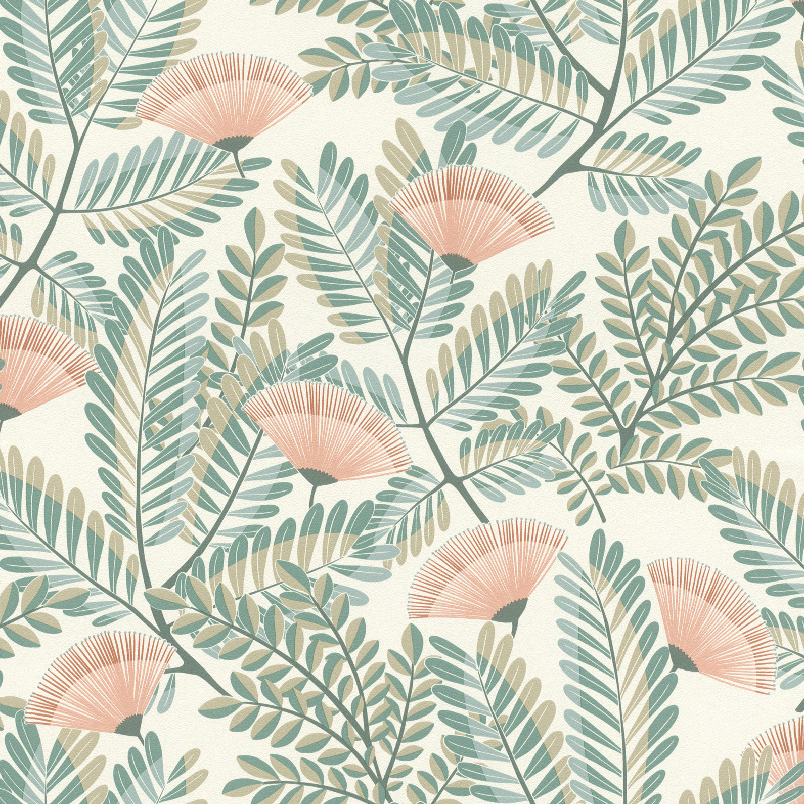 Rasch Vliestapete Allegretto Türkis-Dunkeltürkis 792447