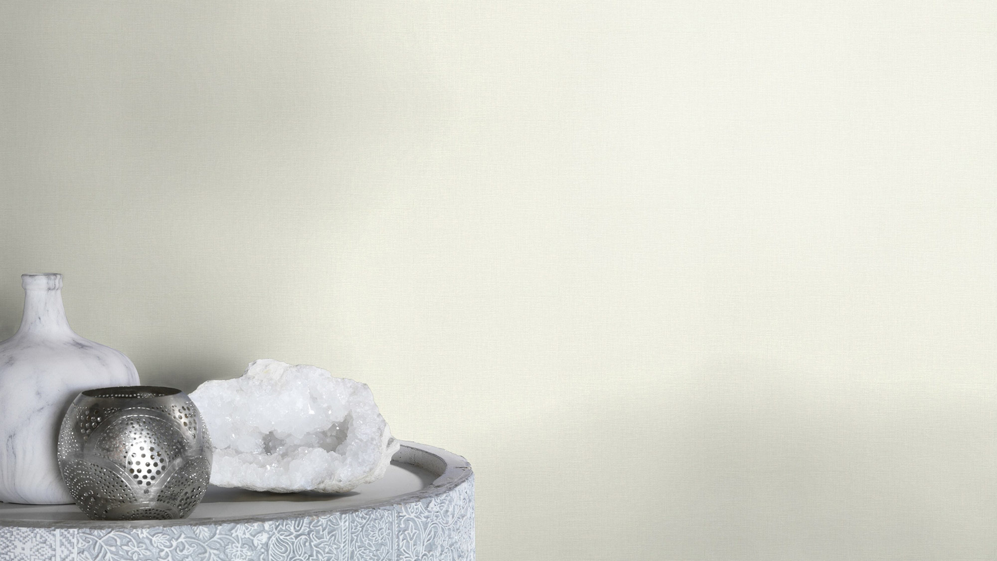 Rasch Vliestapete Welcome Home Weiß-Cremeweiß 653717