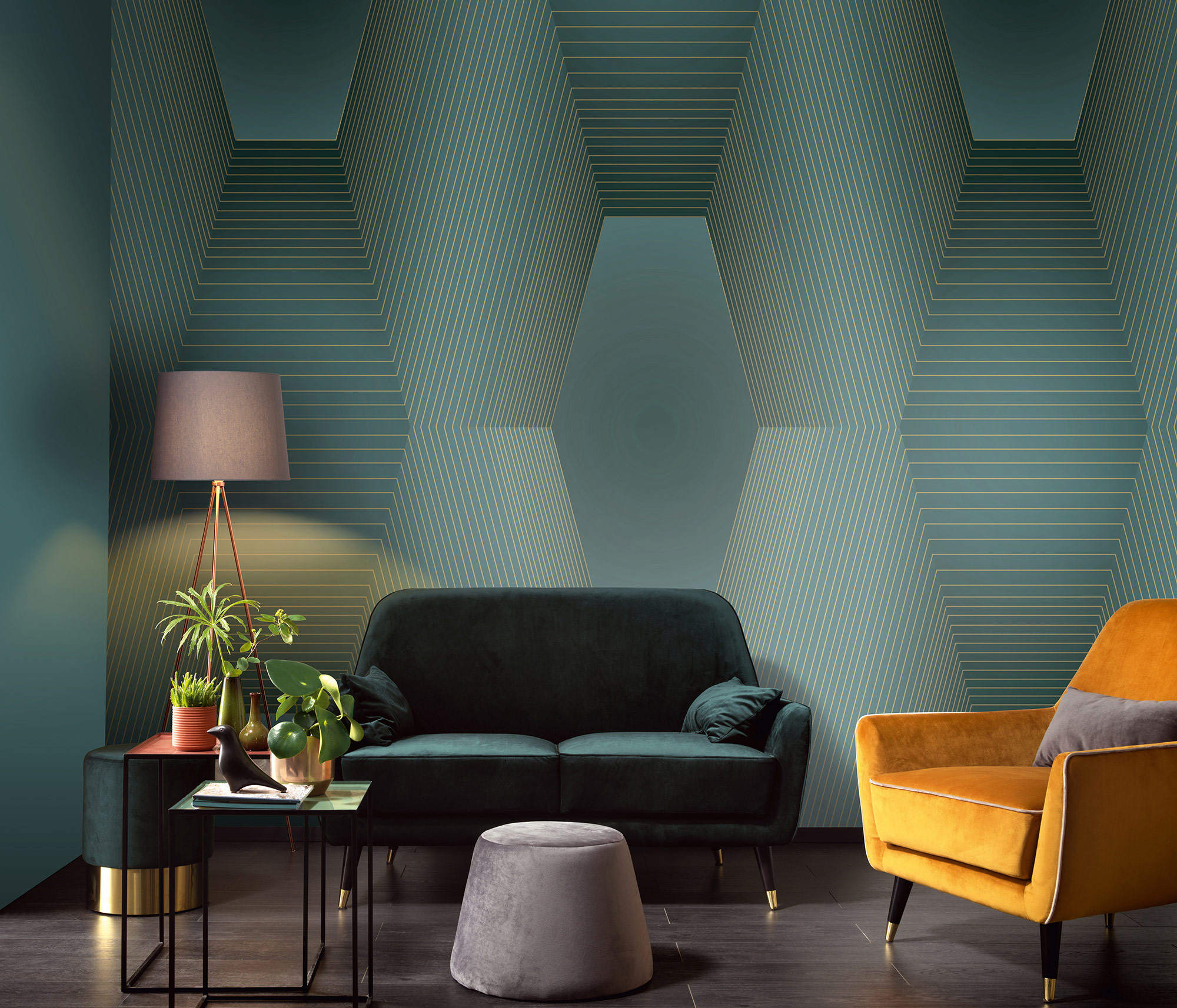 Erismann Fototapete GMK Art Edition Orion blau 224725