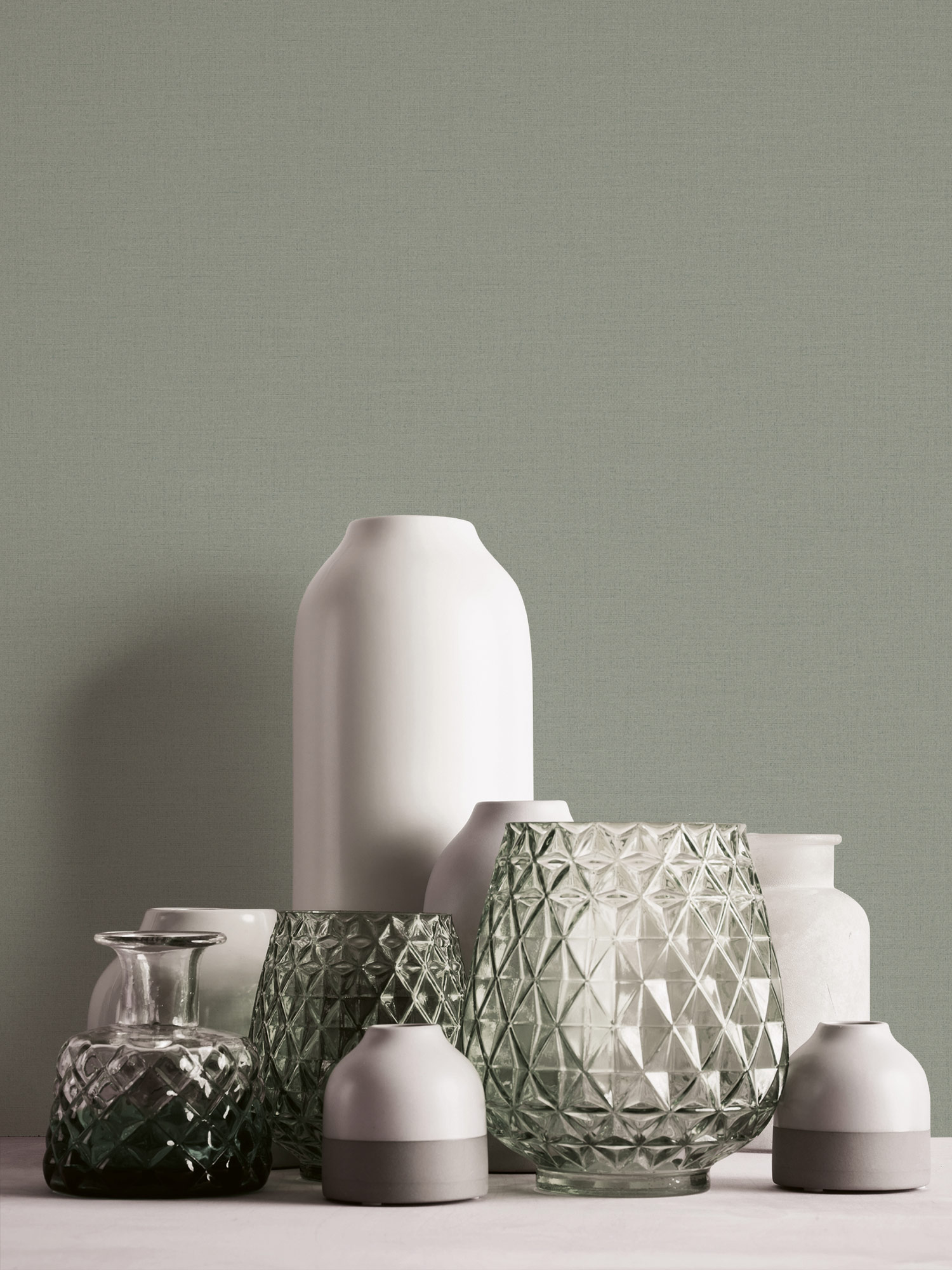 AS Vliestapete Anna d'Andrea Unitapete Grün 390976