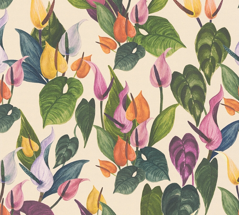 AS Vliestapete Anna d'Andrea Floral Bunt 782101