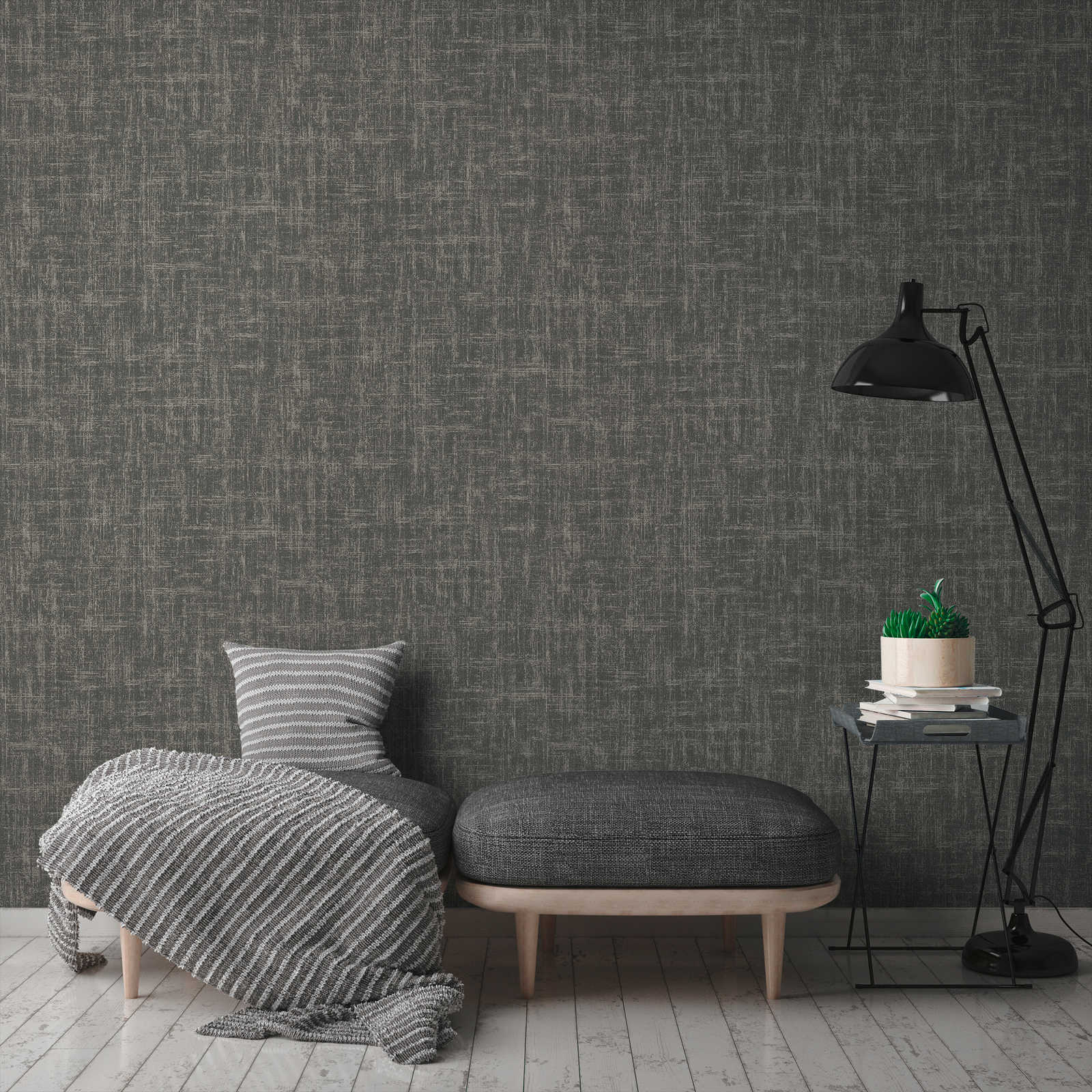 AS Creation Vliestapete Geo Effect silber 385964