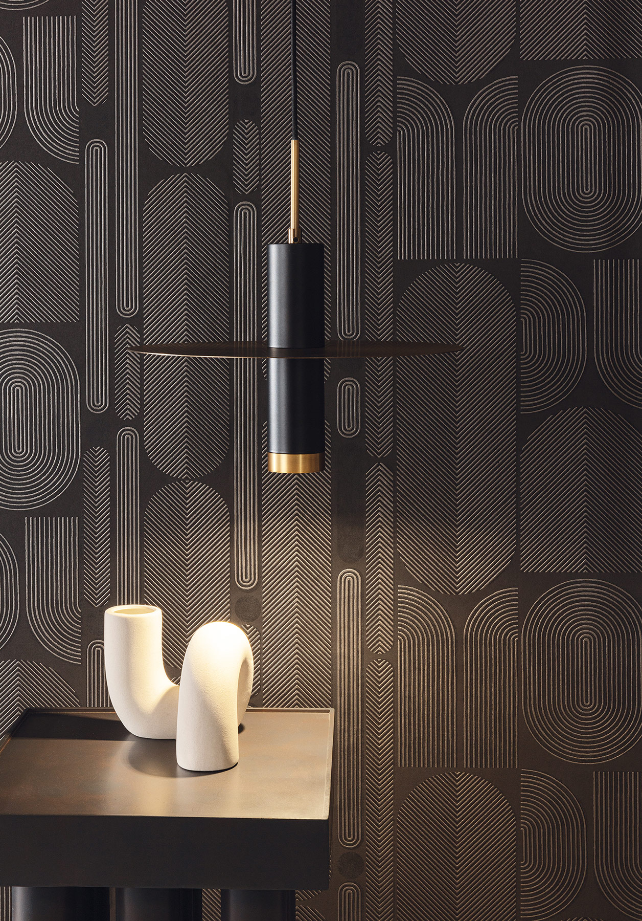 Masureel Vliestapete Rock Ovala Coffee ROC203