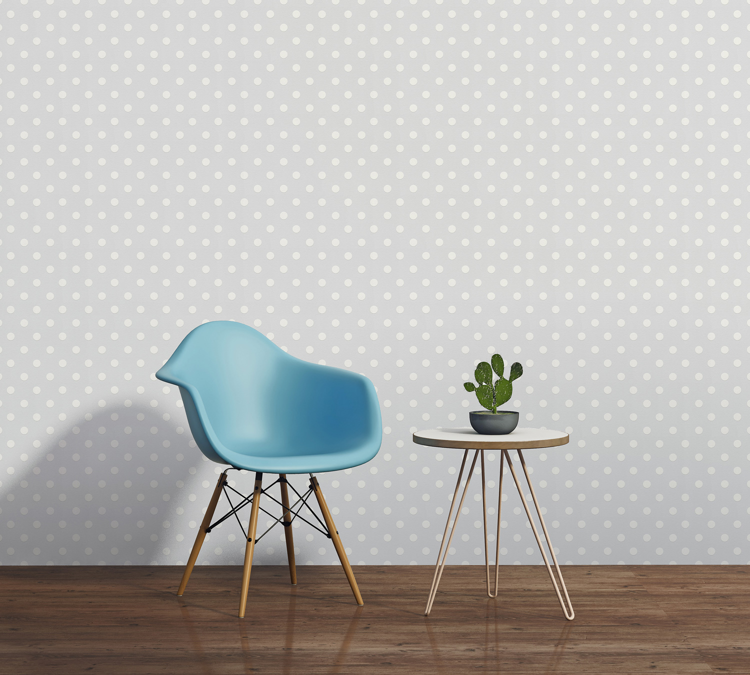 Thomas Vliestapete Dots grau/weiss TLT012 - 363365