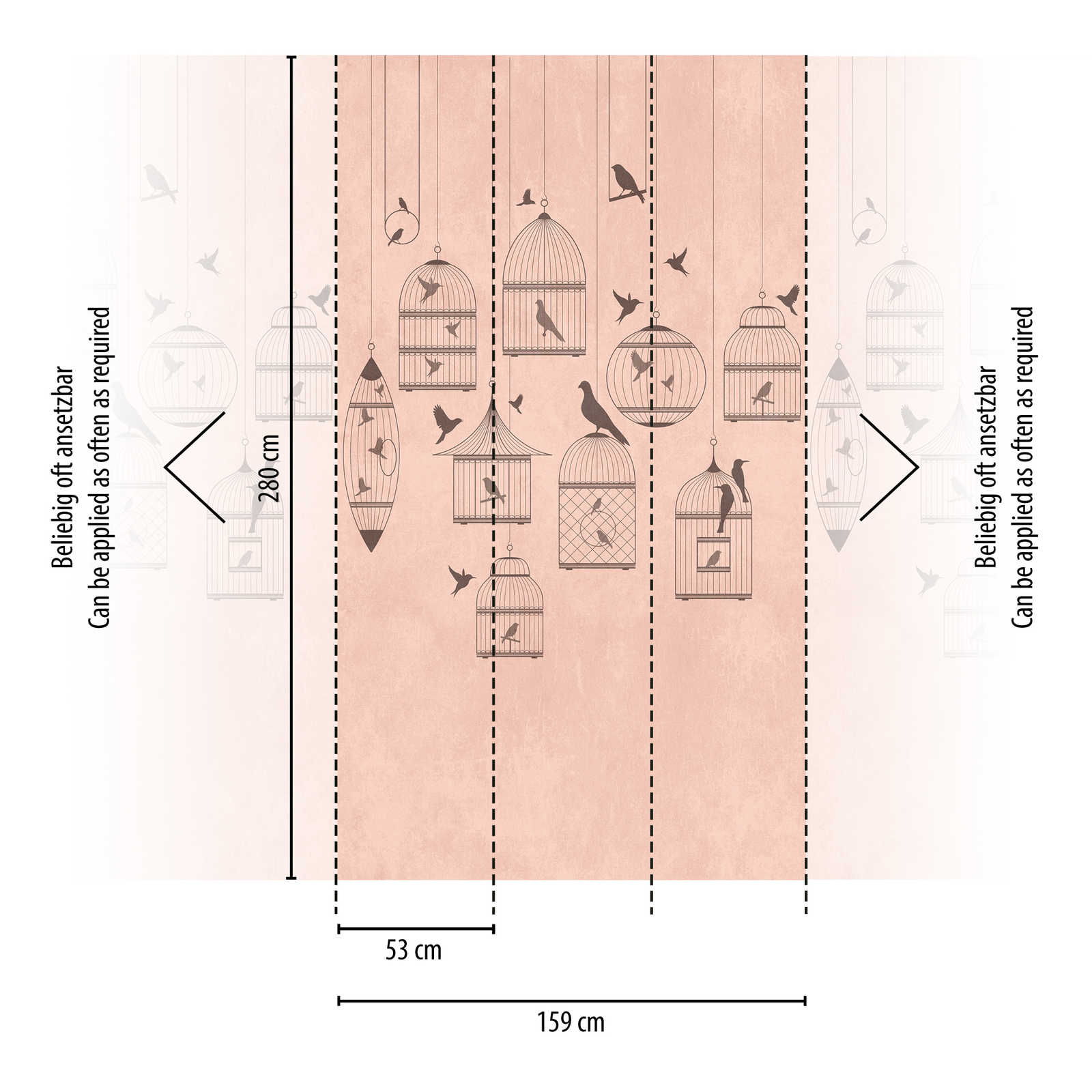Livingwalls Vliestapete The Wall Vögel 382961