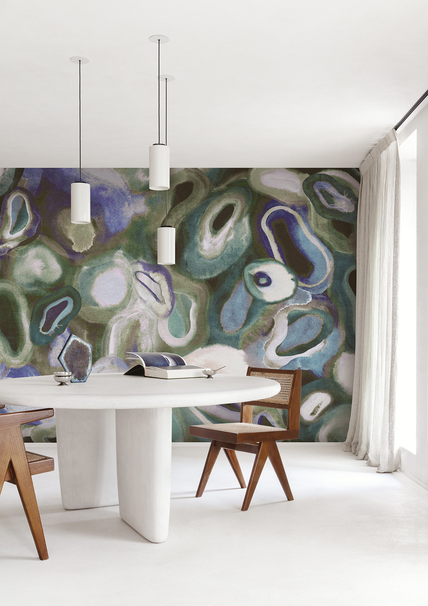 Masureel Fototapete Panel Erosion Acharius Aqua DGERO3041260