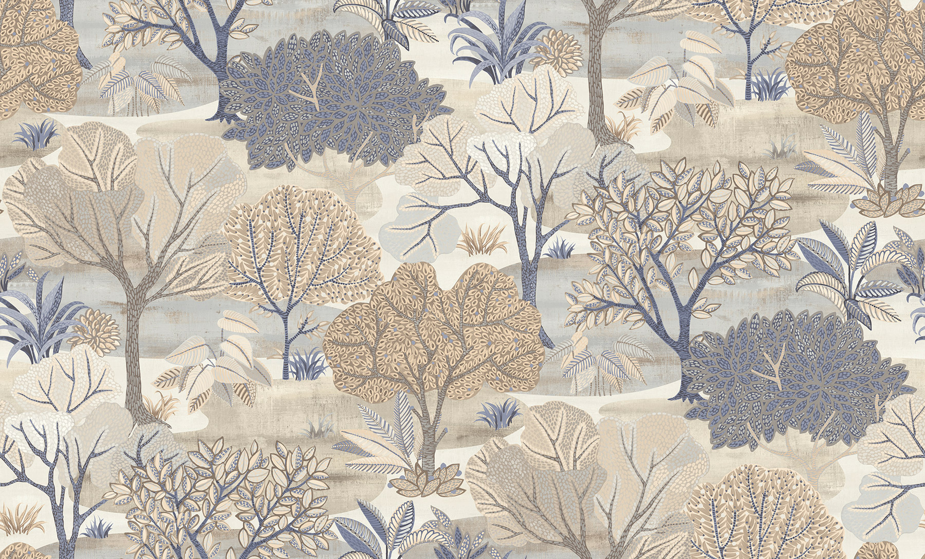 Thomas Vliestapete Attraction beige Bäume AL26250