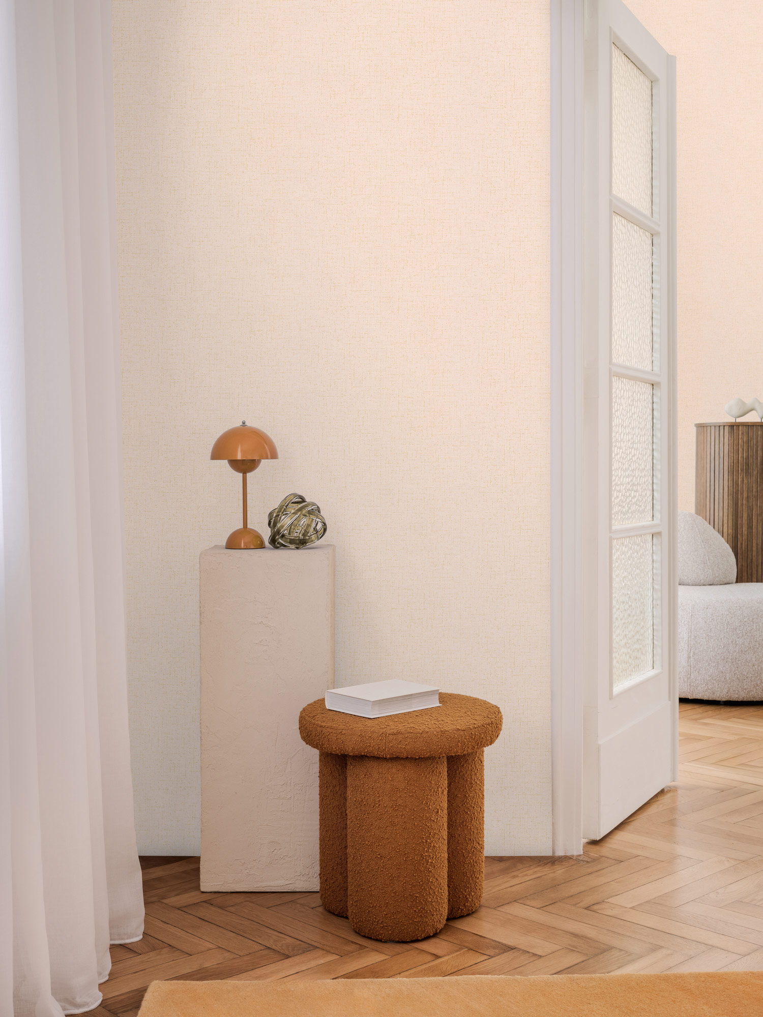 AS Vliestapete CosmoLiving Uni Rosa 790666