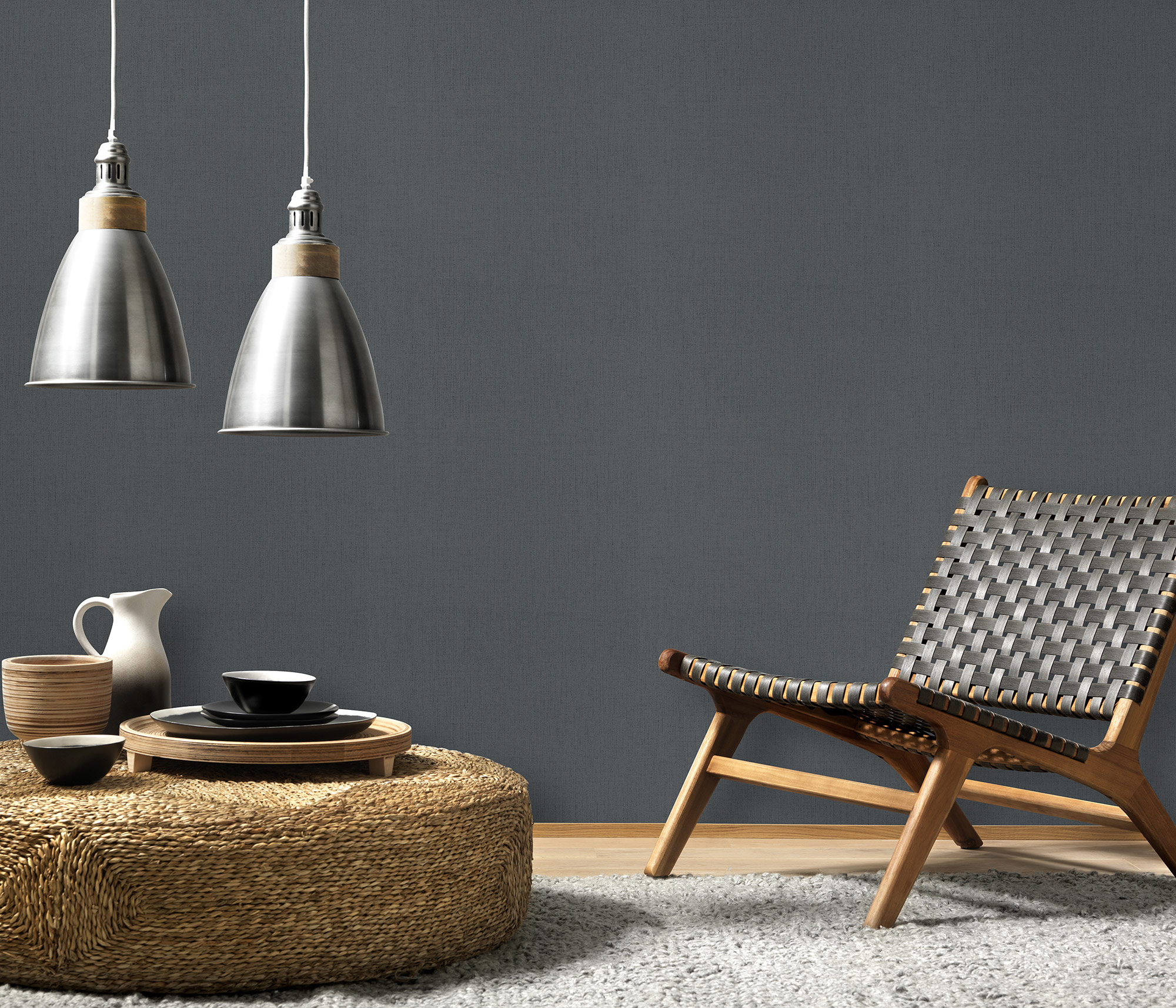 Erismann Vliestapete Melissa 4Earth schwarz 1035915