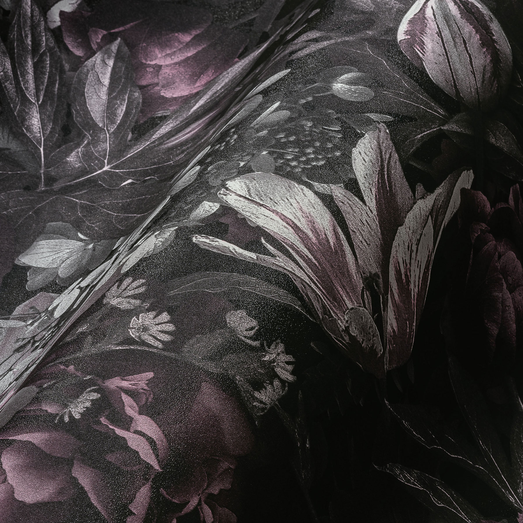 AS Vliestapete PintWalls Florale Tapete Grau 385093