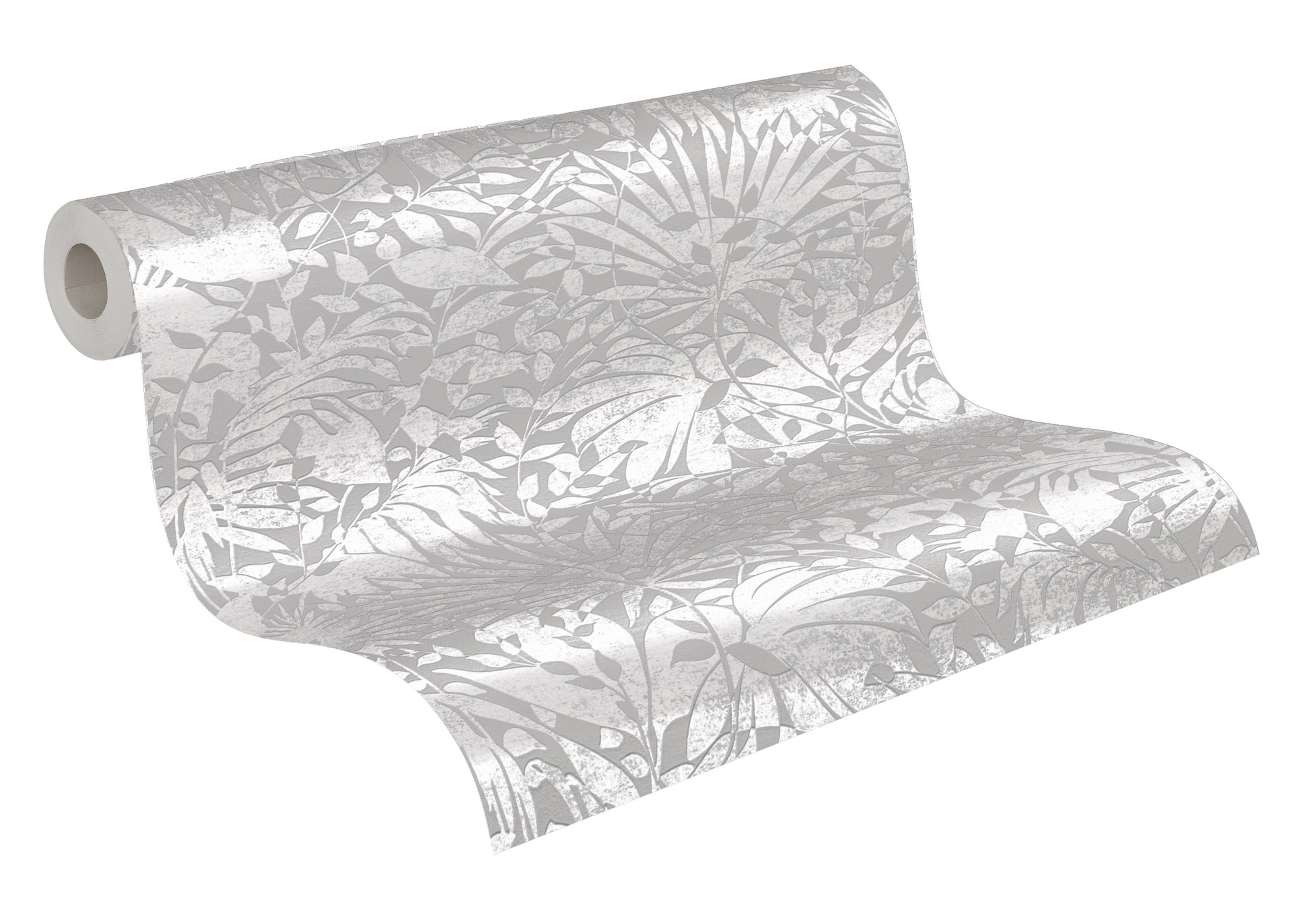 AS Vliestapete The BOS hellgrau Blumentapete 388312