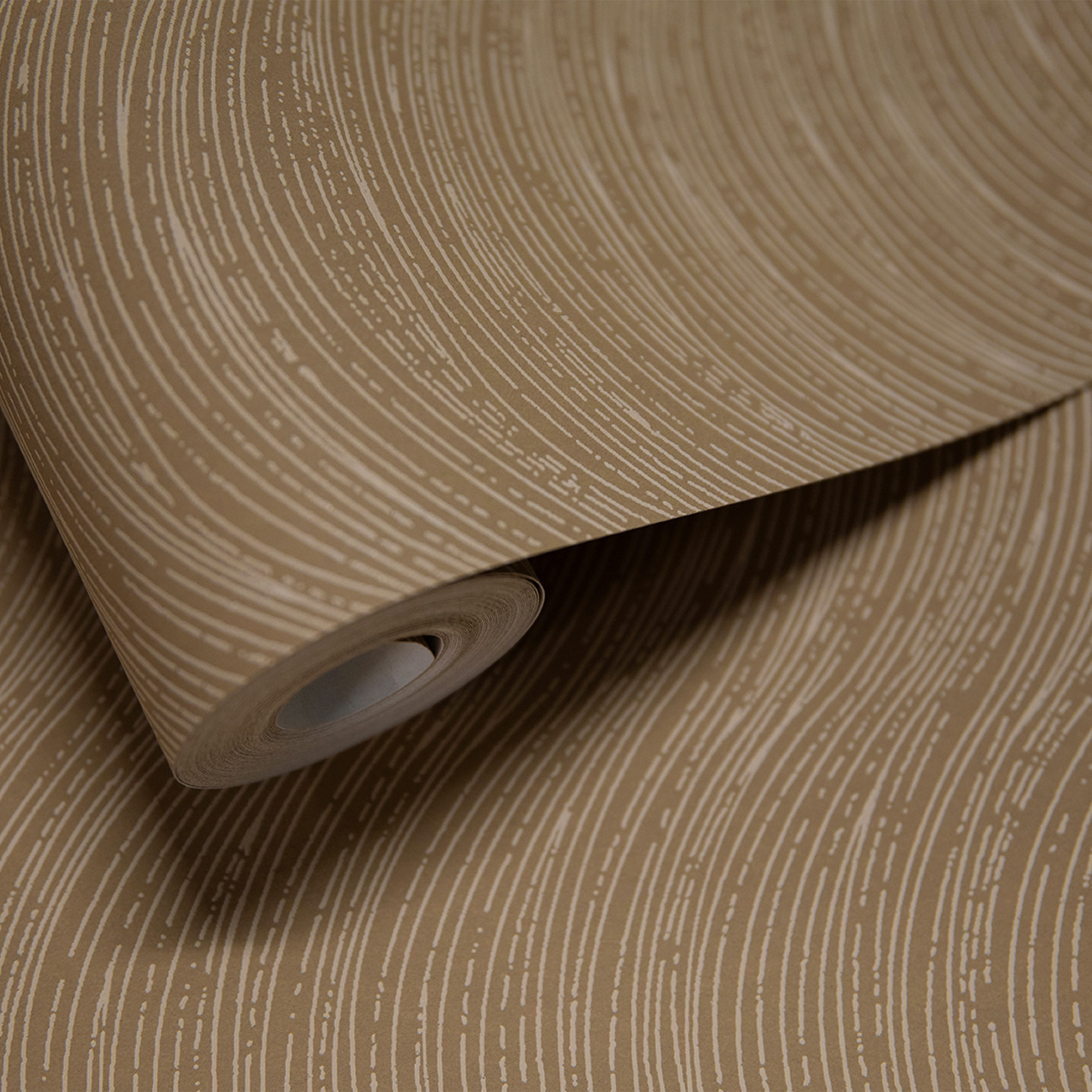 Hohenberger Vliestapete Chalk Ripple Cognac 65528