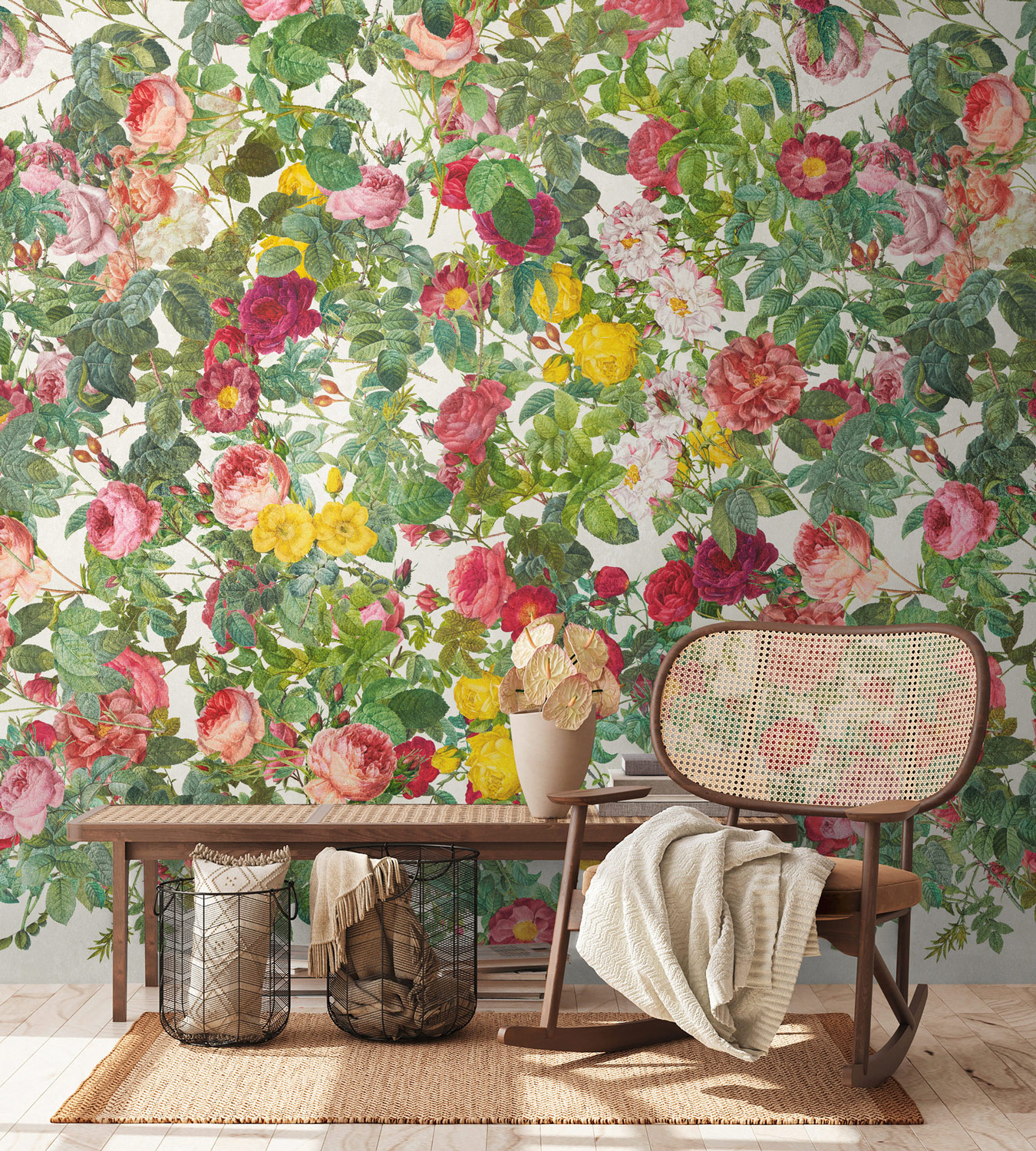 Livingwalls Vliestapete The Wall 3 Floral 398641