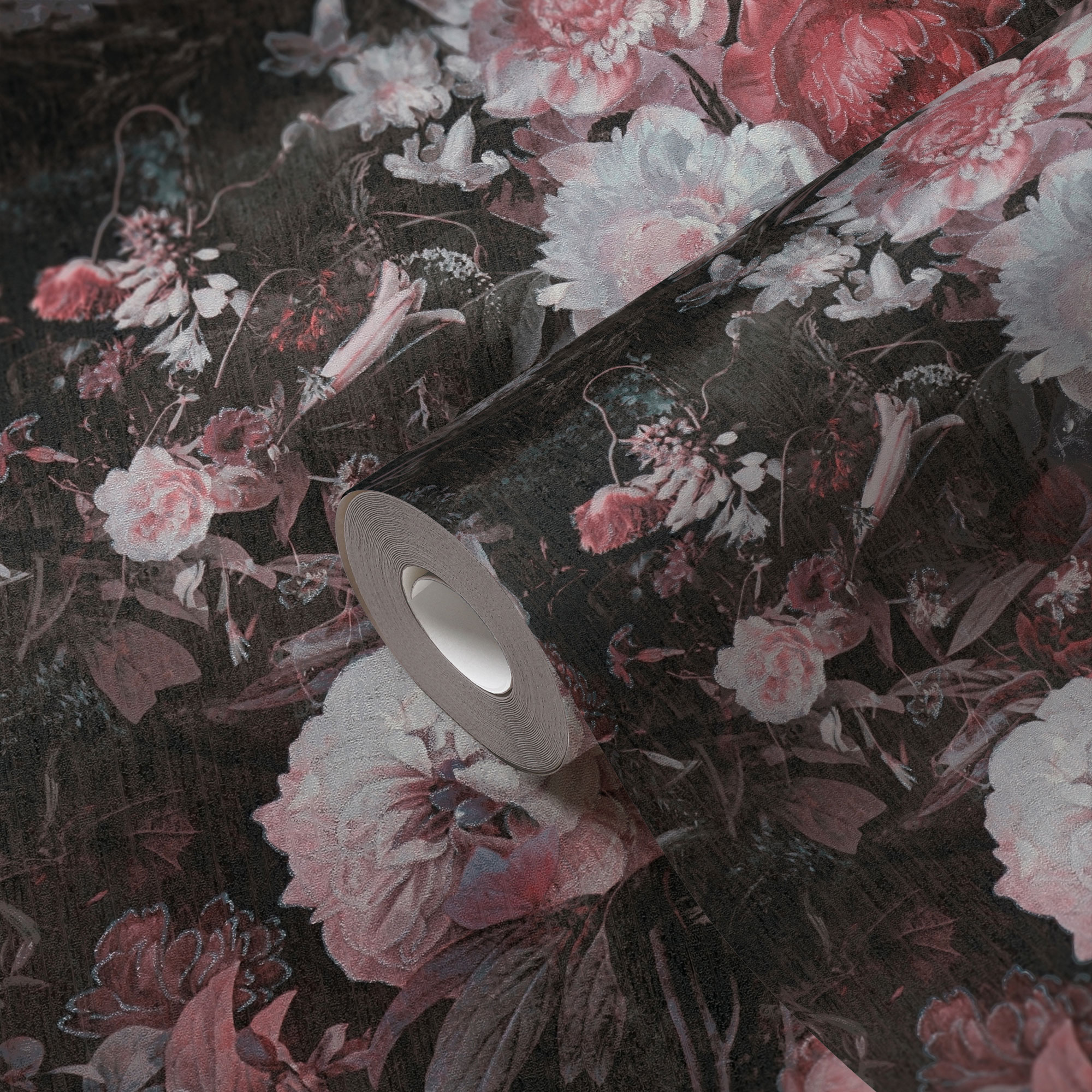 AS Vliestapete The BOS rot Blumentapete 388214