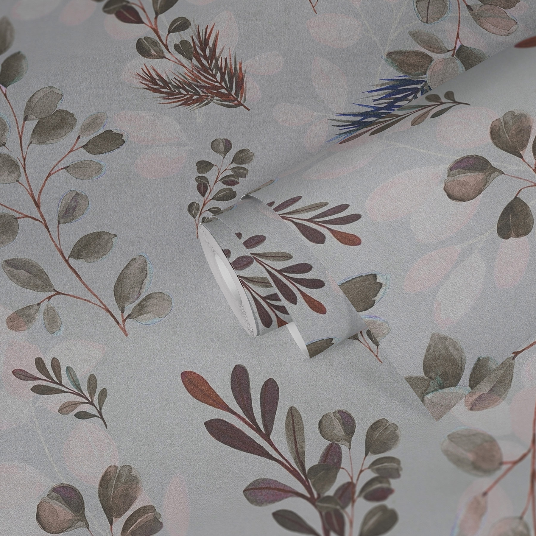 AS Vliestapete Anna d'Andrea Floral Grau 782212